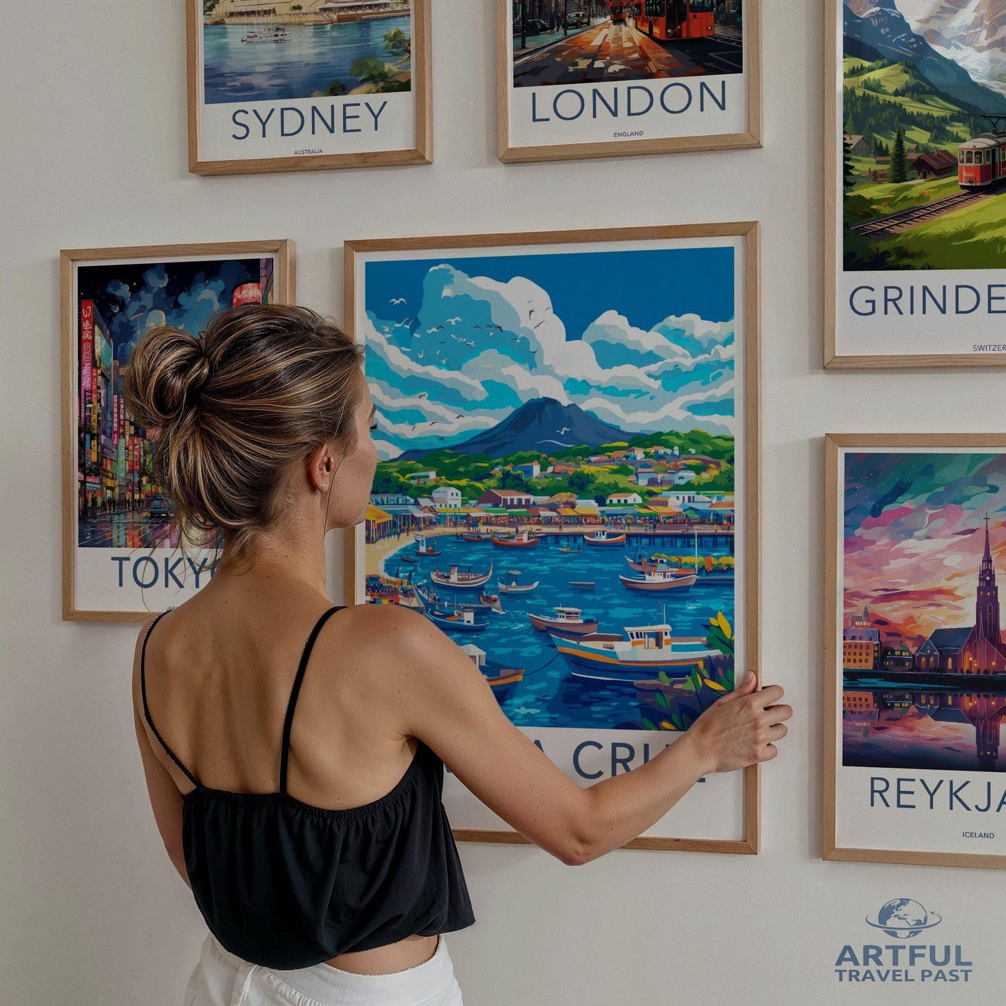 Santa Cruz Poster - Ecuador Wall Art