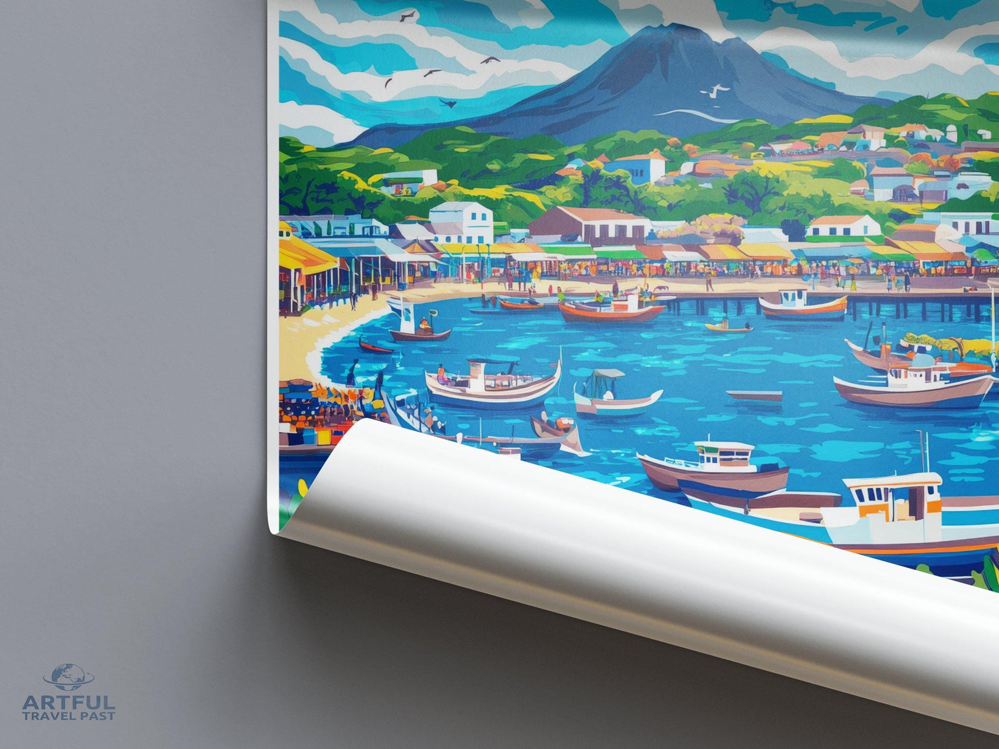 Santa Cruz Poster - Ecuador Wall Art
