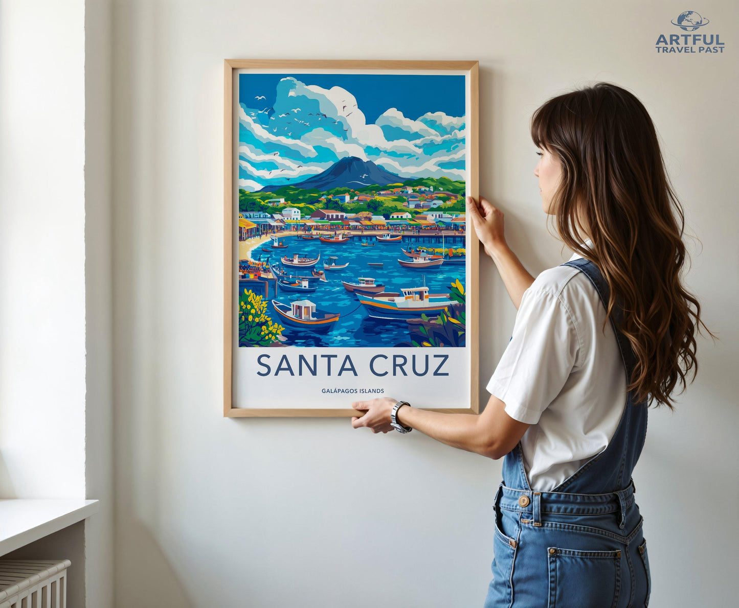 Santa Cruz Poster - Ecuador Wall Art