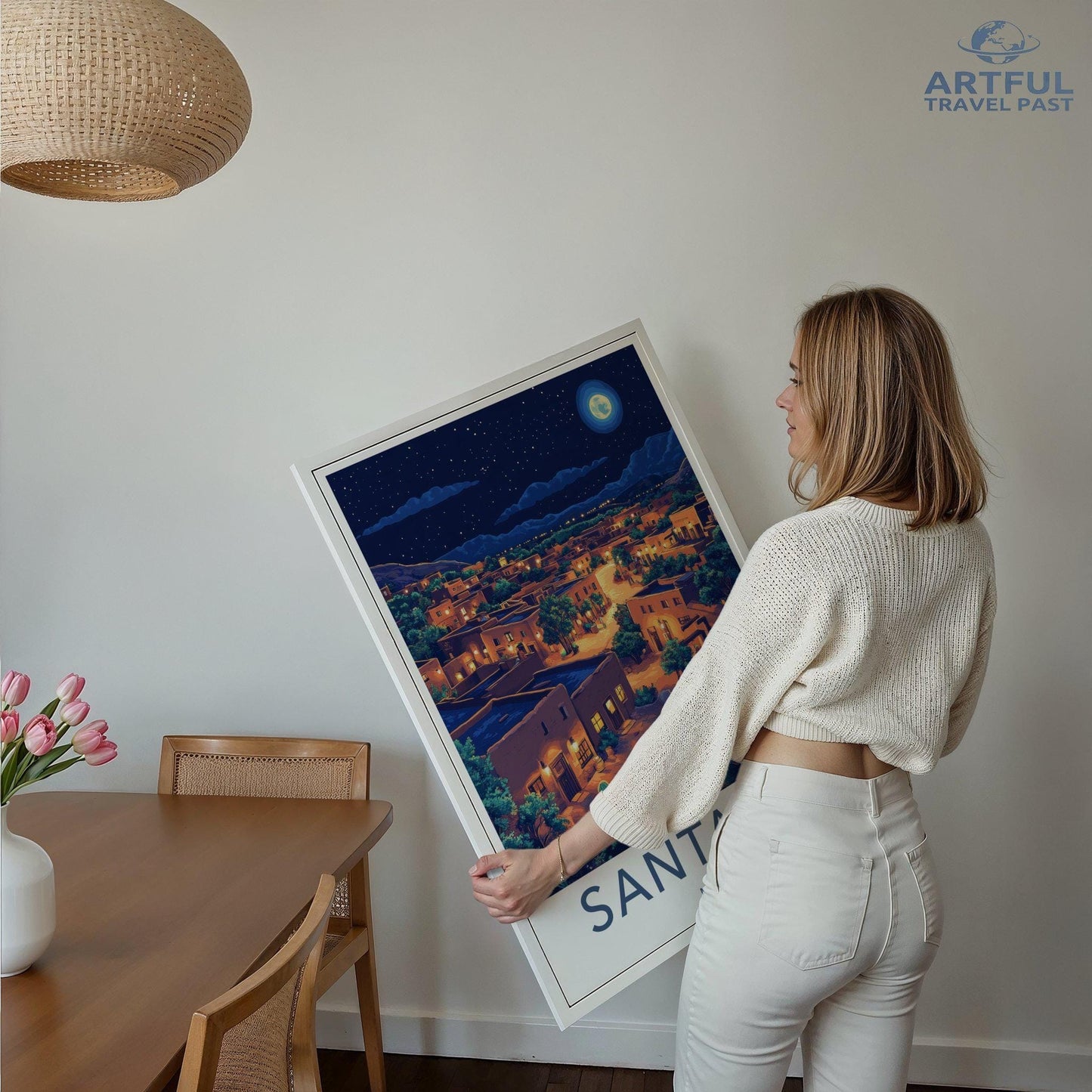 Santa Fe Poster - Mexico Wall Art