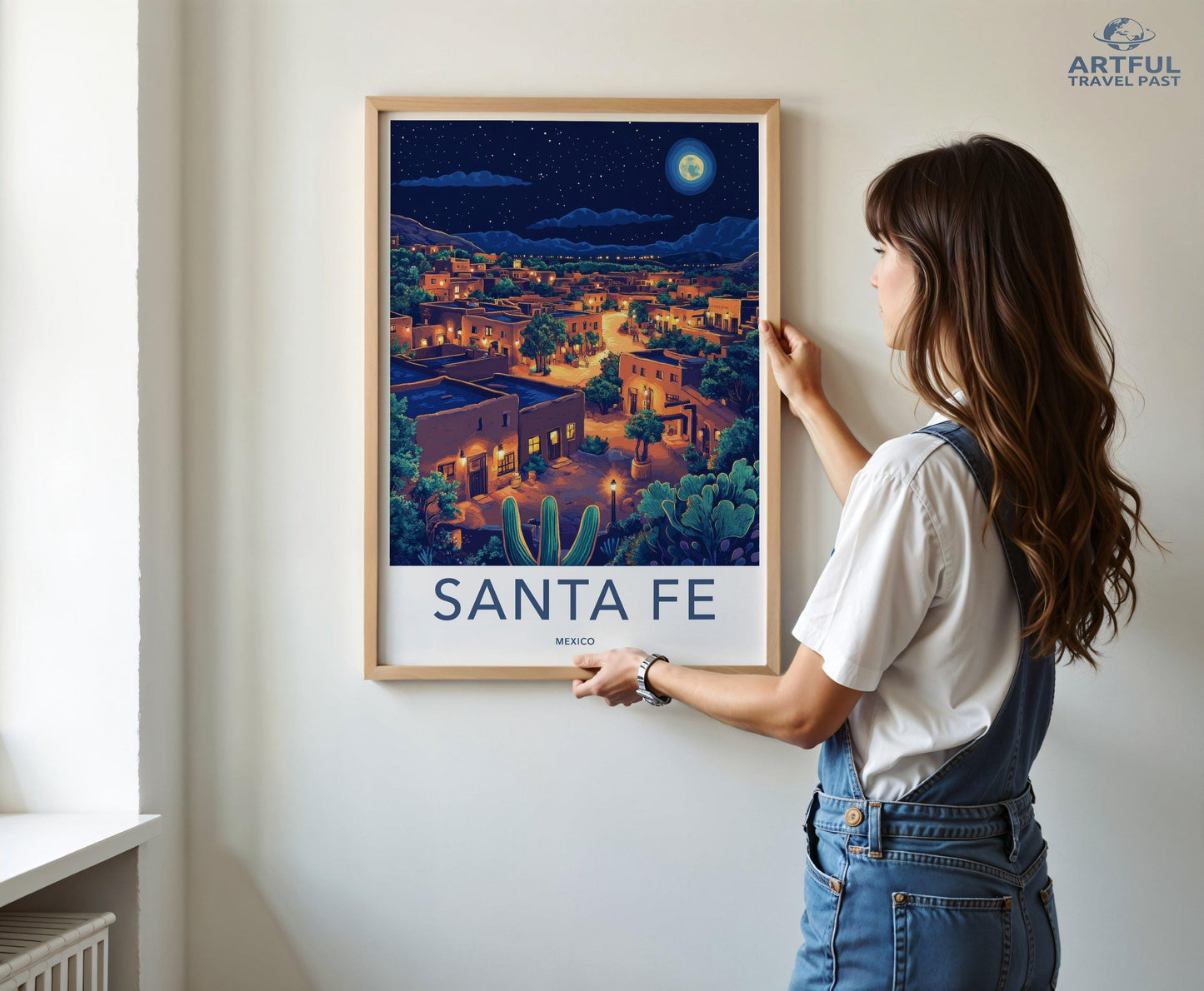 Santa Fe Poster - Mexico Wall Art