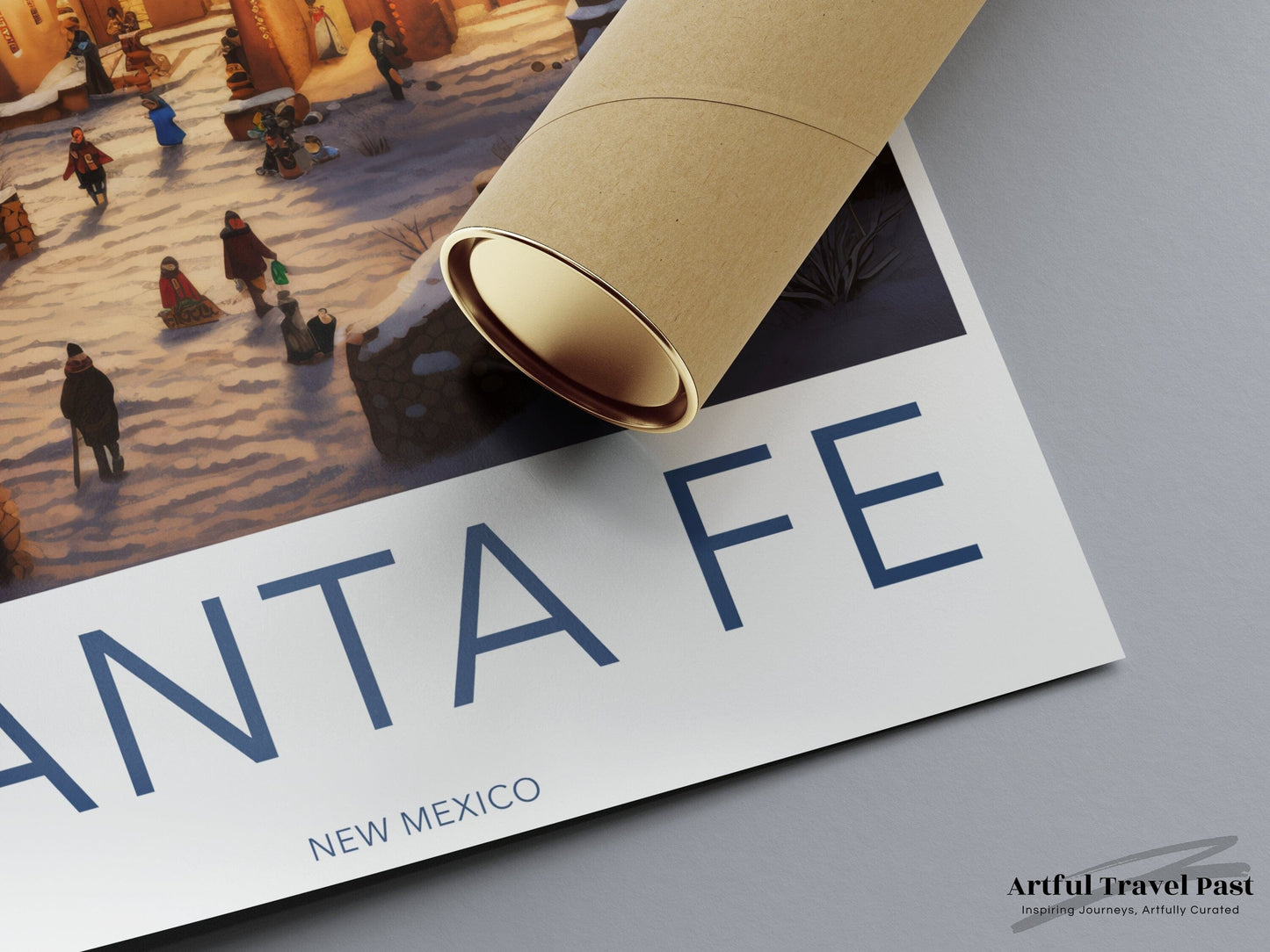 Santa Fe Poster - Mexico Wall Art