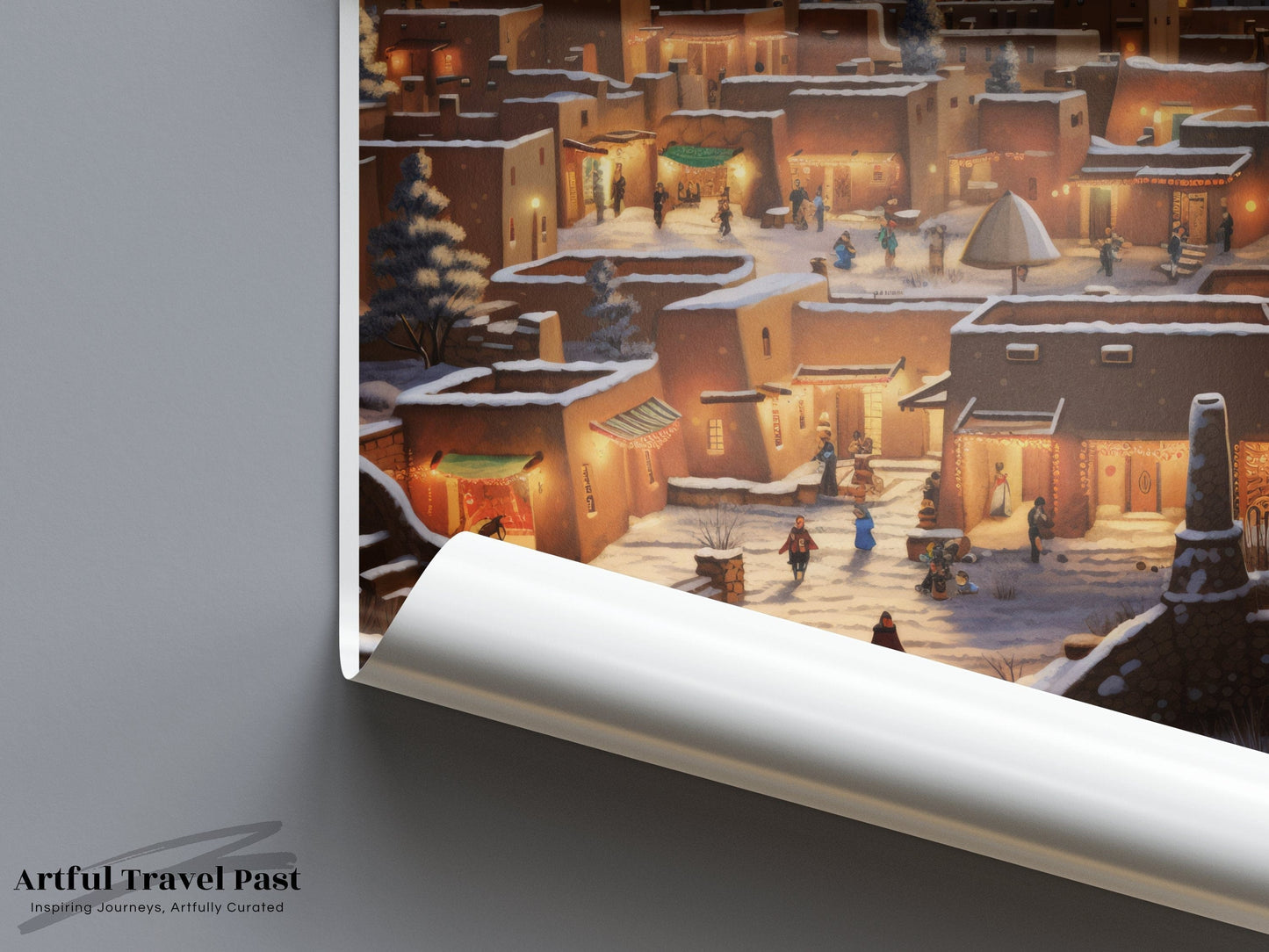 Santa Fe Poster - Mexico Wall Art