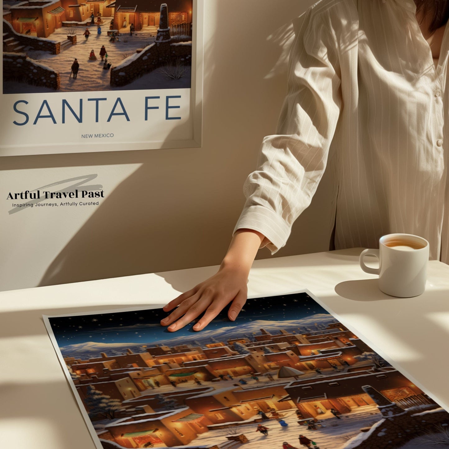 Santa Fe Poster - Mexico Wall Art
