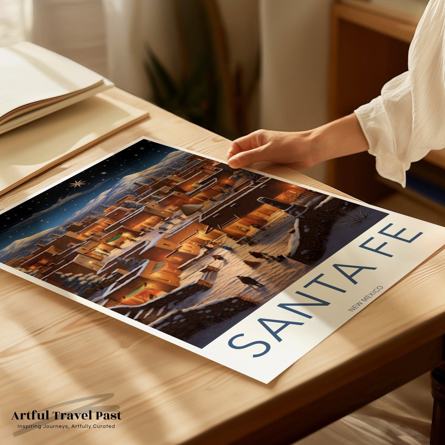 Santa Fe Poster - Mexico Wall Art