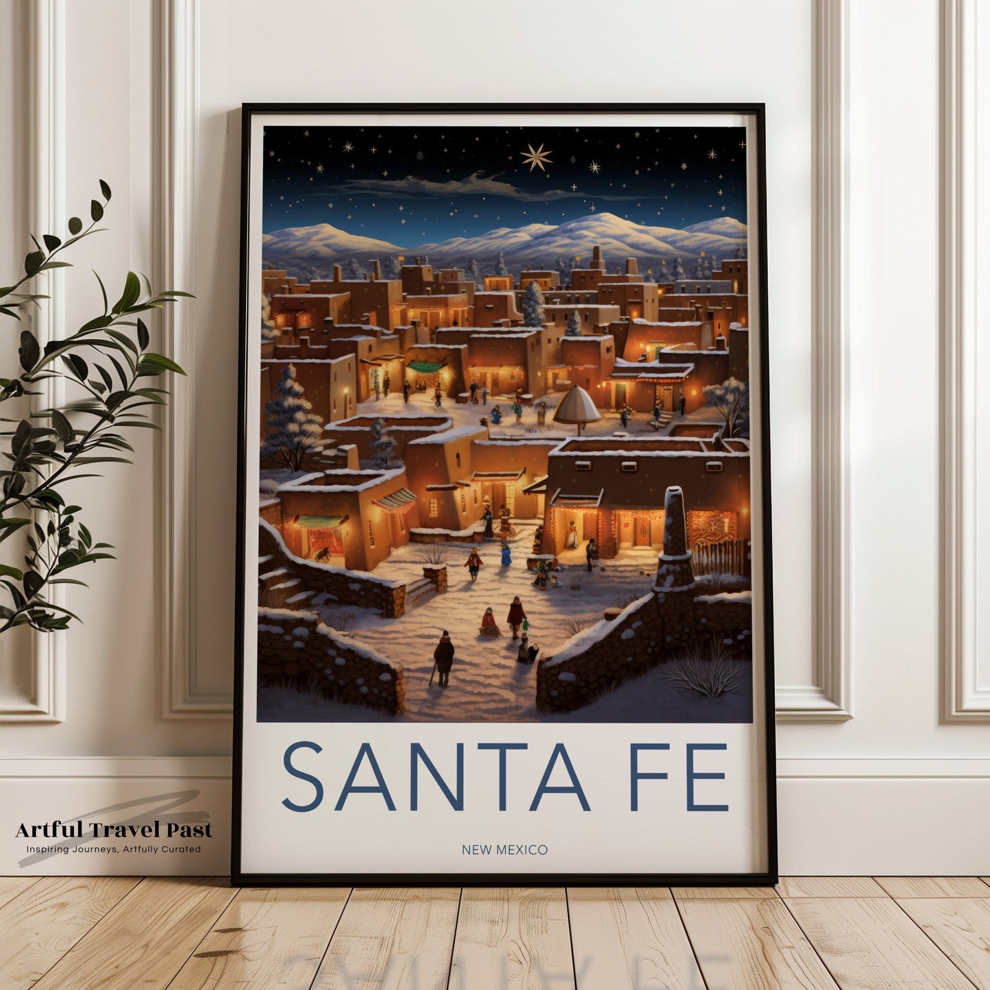 Santa Fe Poster - Mexico Wall Art