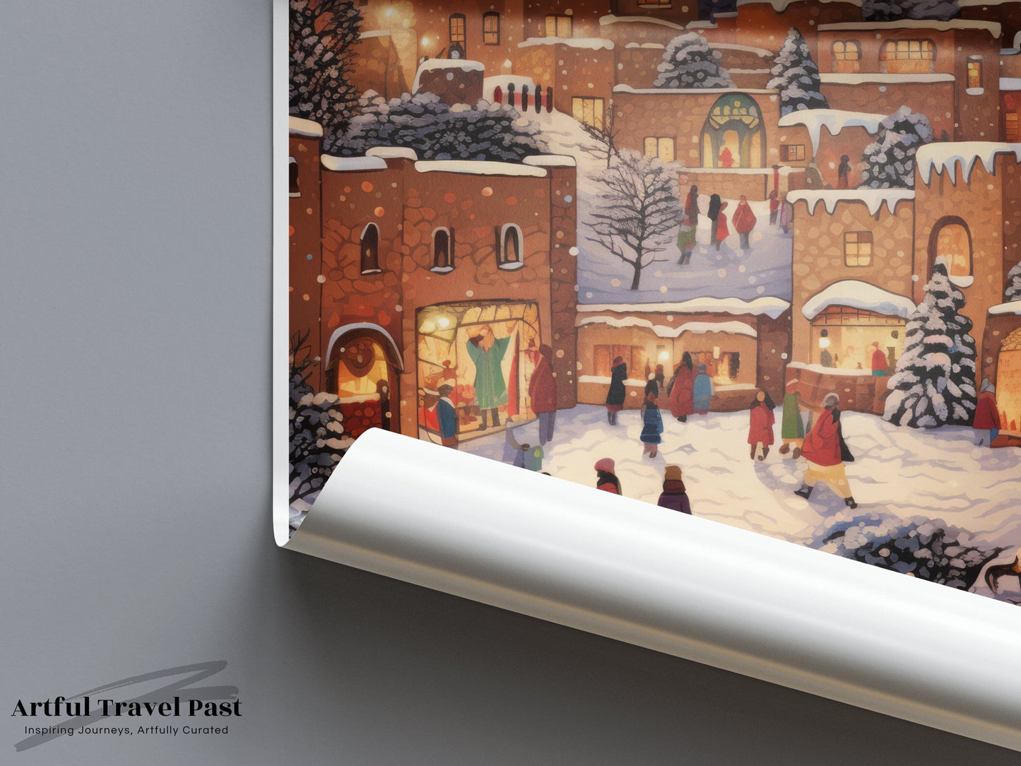 Santa Fe Poster - Mexico Wall Art