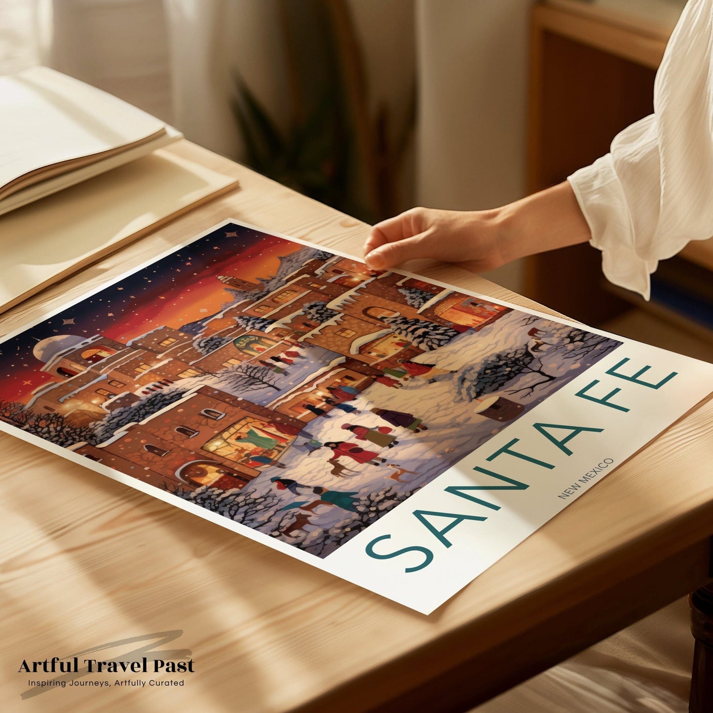 Santa Fe Poster - Mexico Wall Art