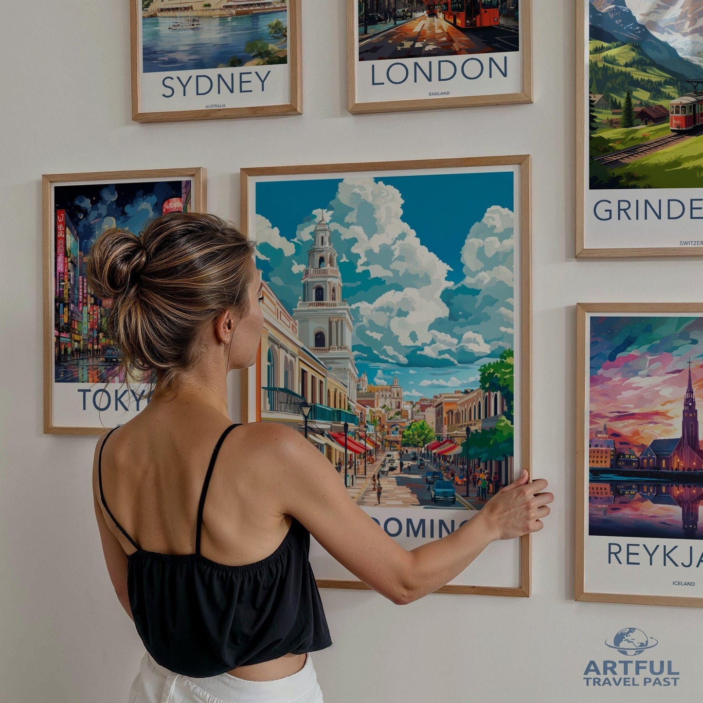 Santo Domingo Poster | Dominican Republic Art | Caribbean Decor