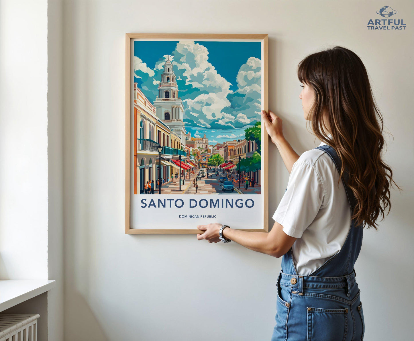 Santo Domingo Poster | Dominican Republic Art | Caribbean Decor
