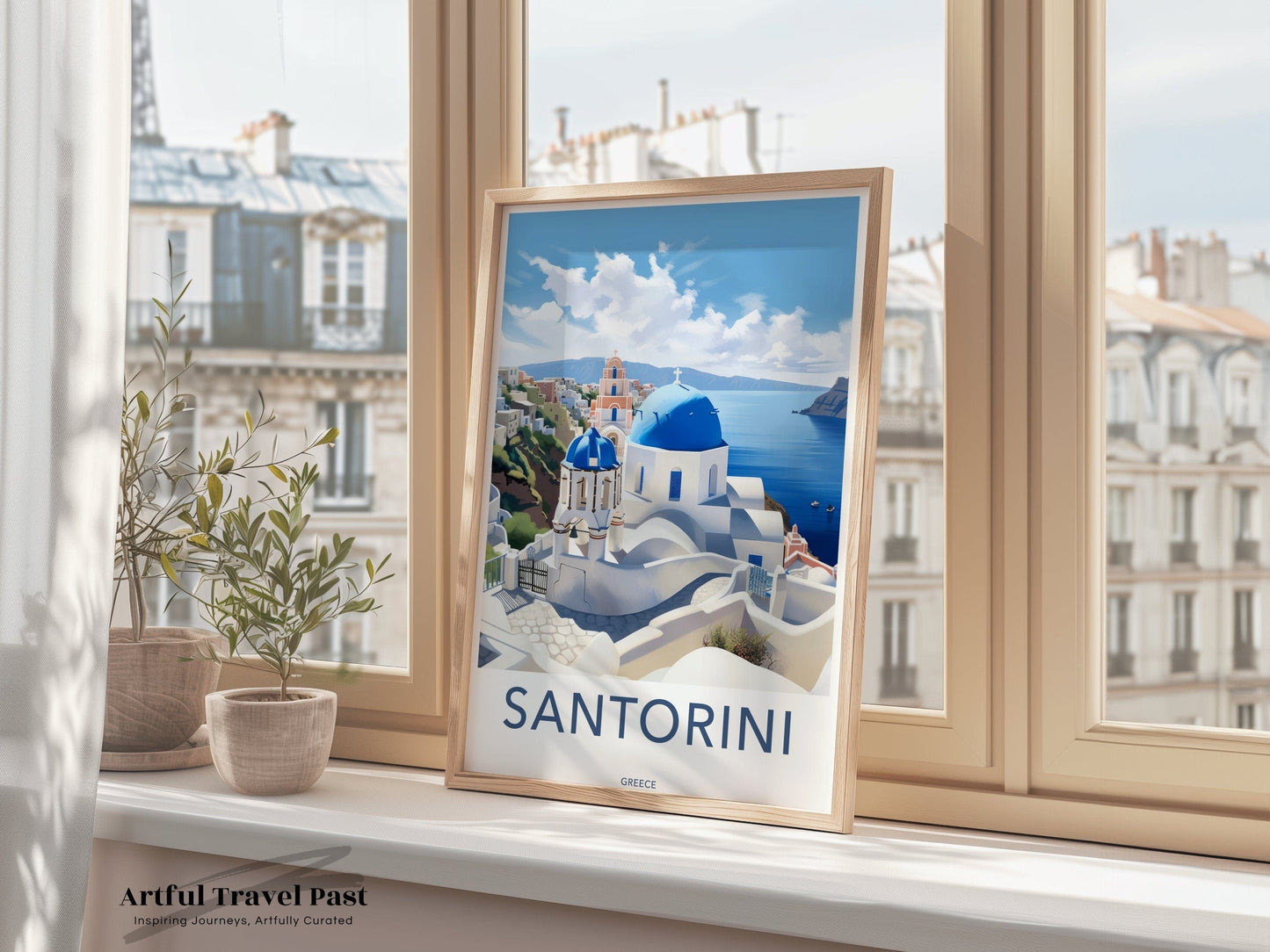 Santorini Poster - Greece Wall Art