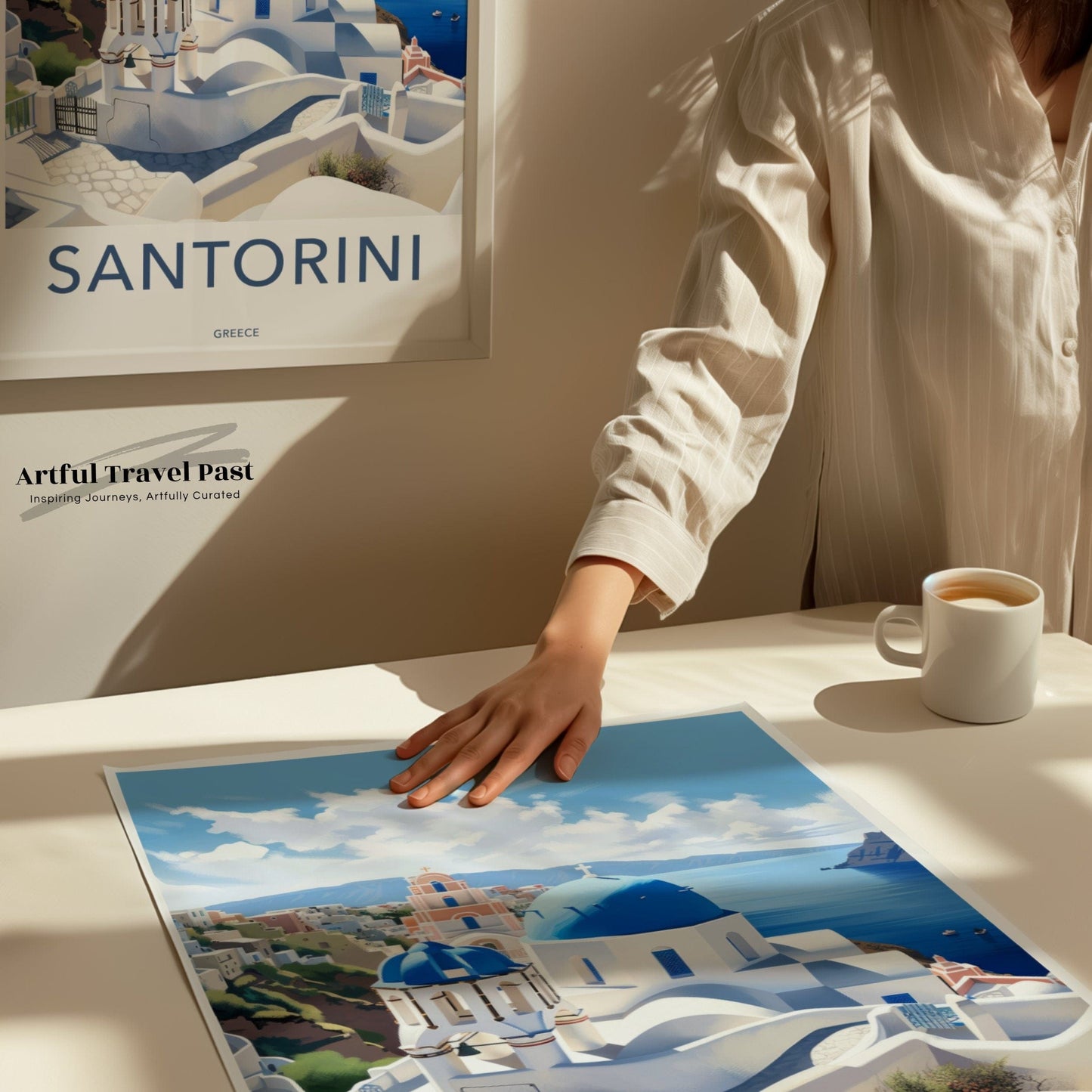 Santorini Poster - Greece Wall Art