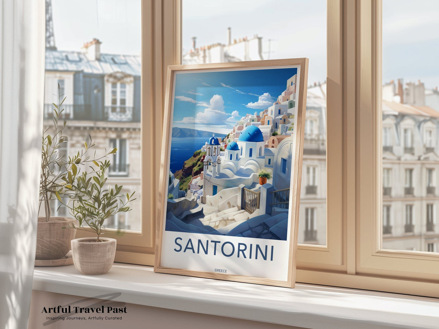 Santorini Poster - Greece Wall Art
