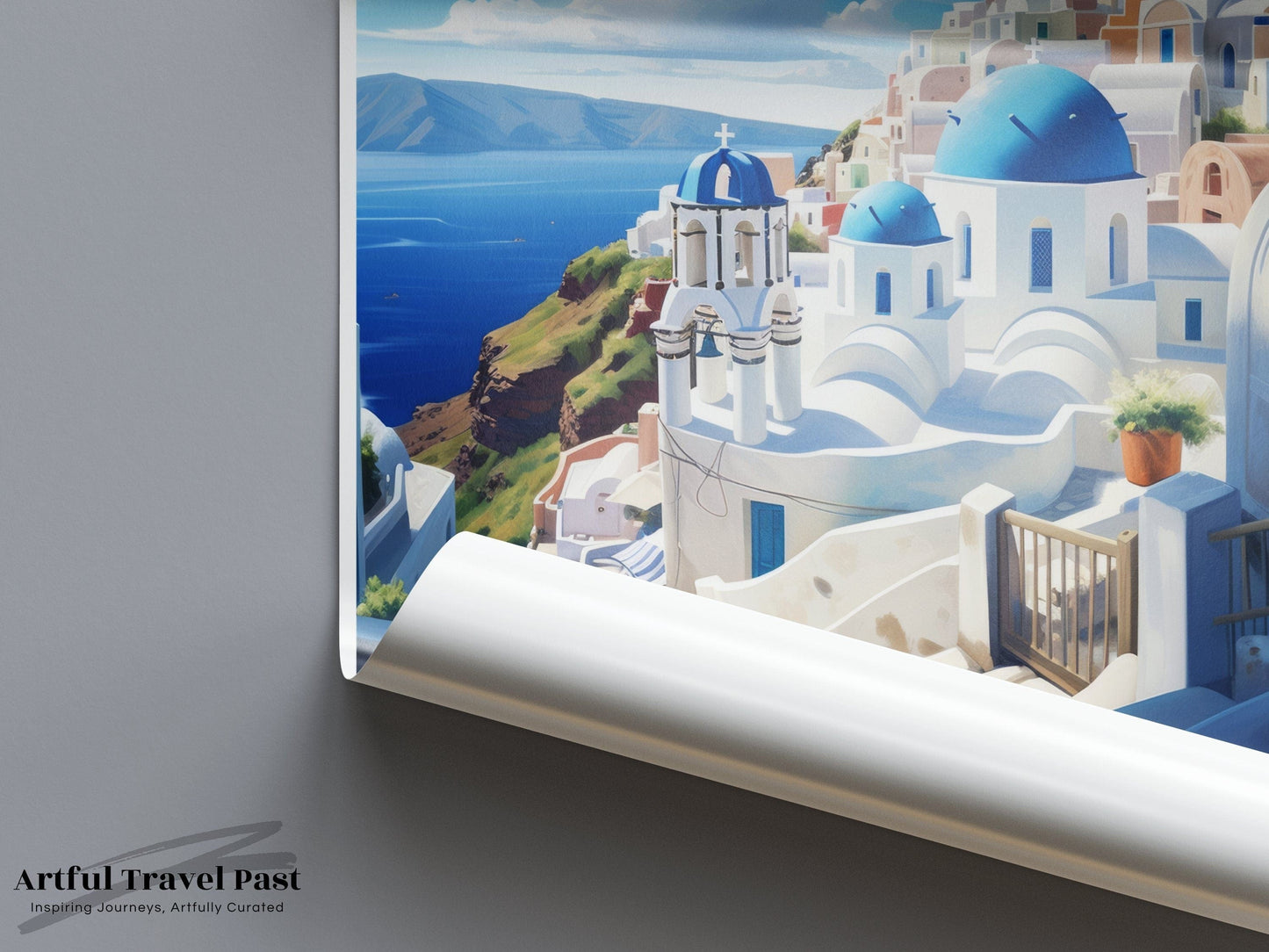 Santorini Poster - Greece Wall Art