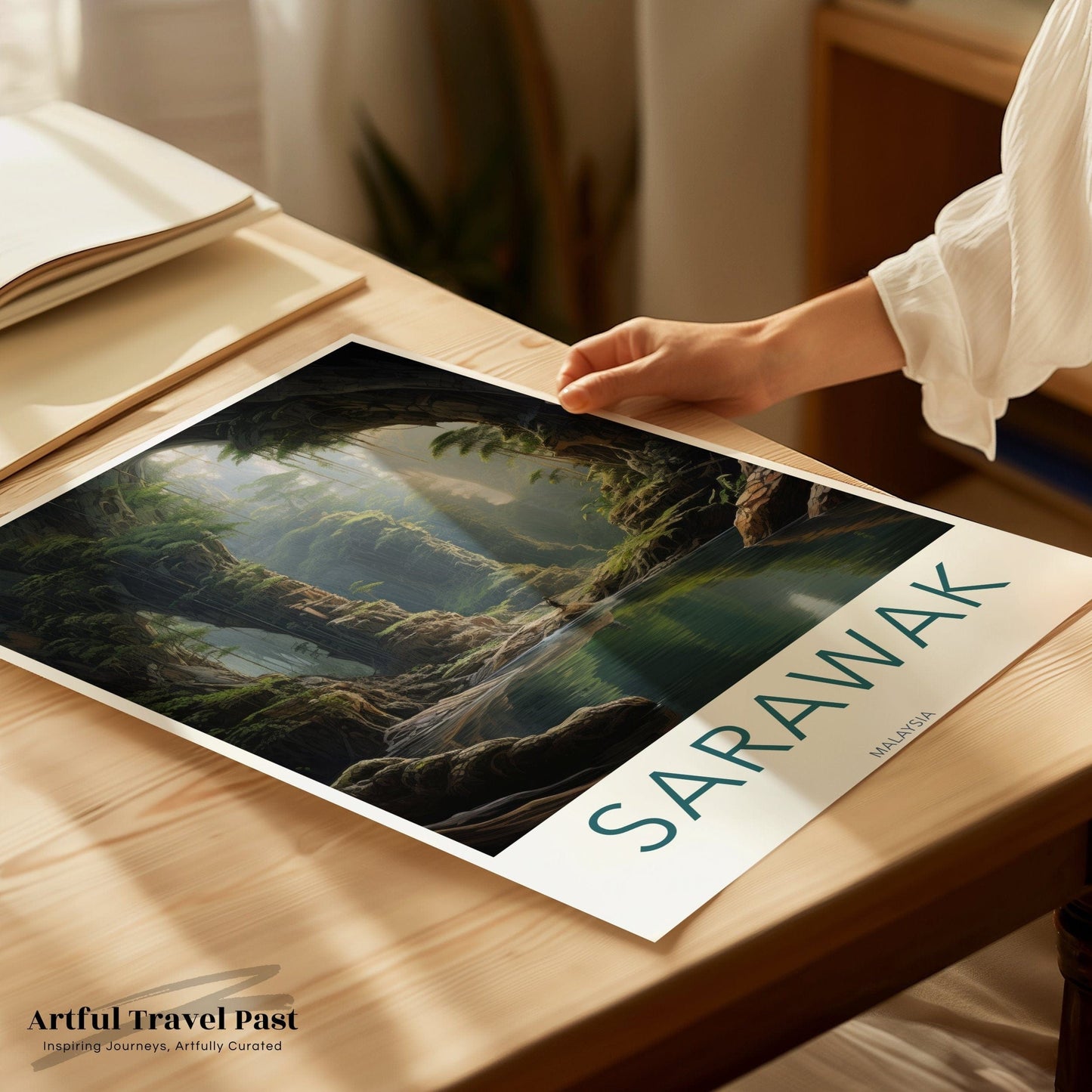 Sarawak Poster | Borneo Forest | Malaysia Wall Art