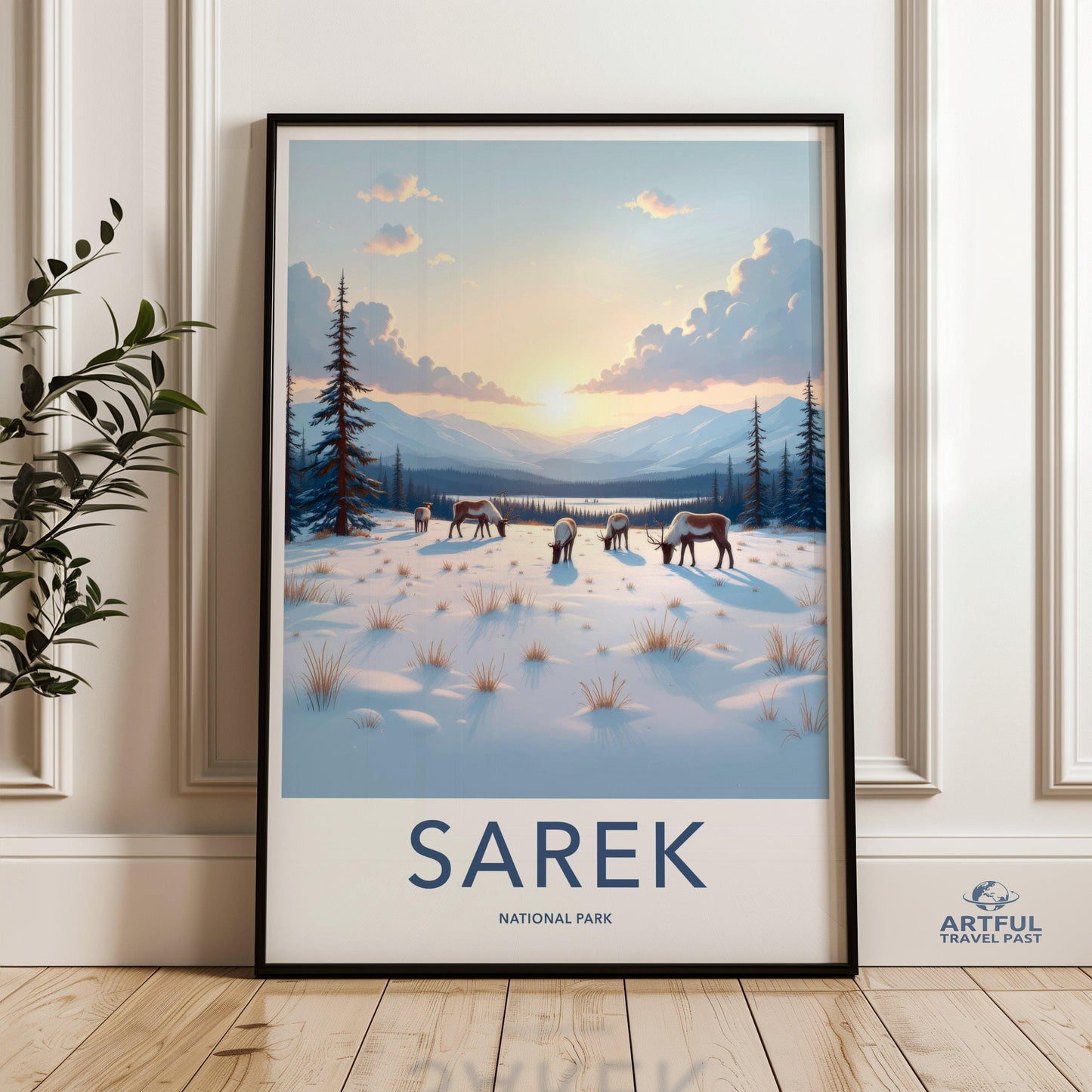 Sarek National Park Poster - Sweden Wall Art