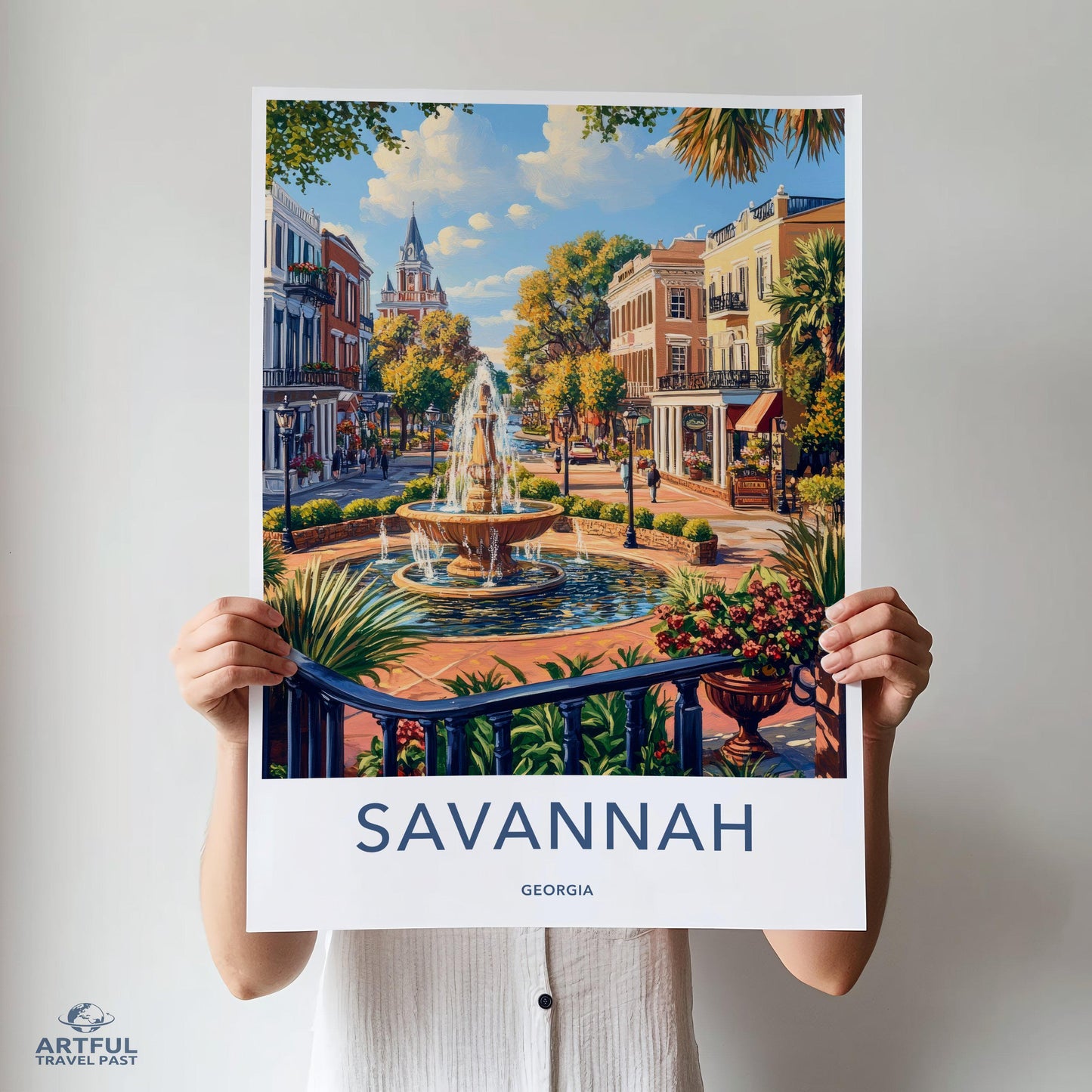 Savannah Poster - Georgia Wall Art