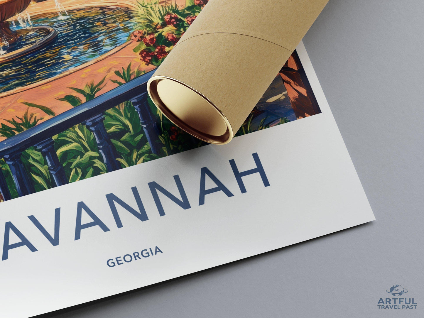 Savannah Poster - Georgia Wall Art