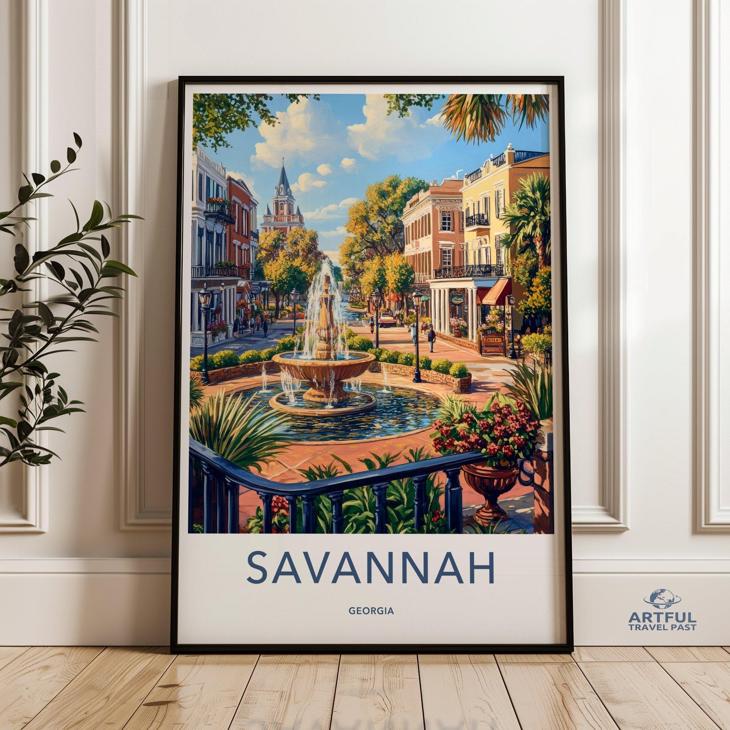 Savannah Poster - Georgia Wall Art