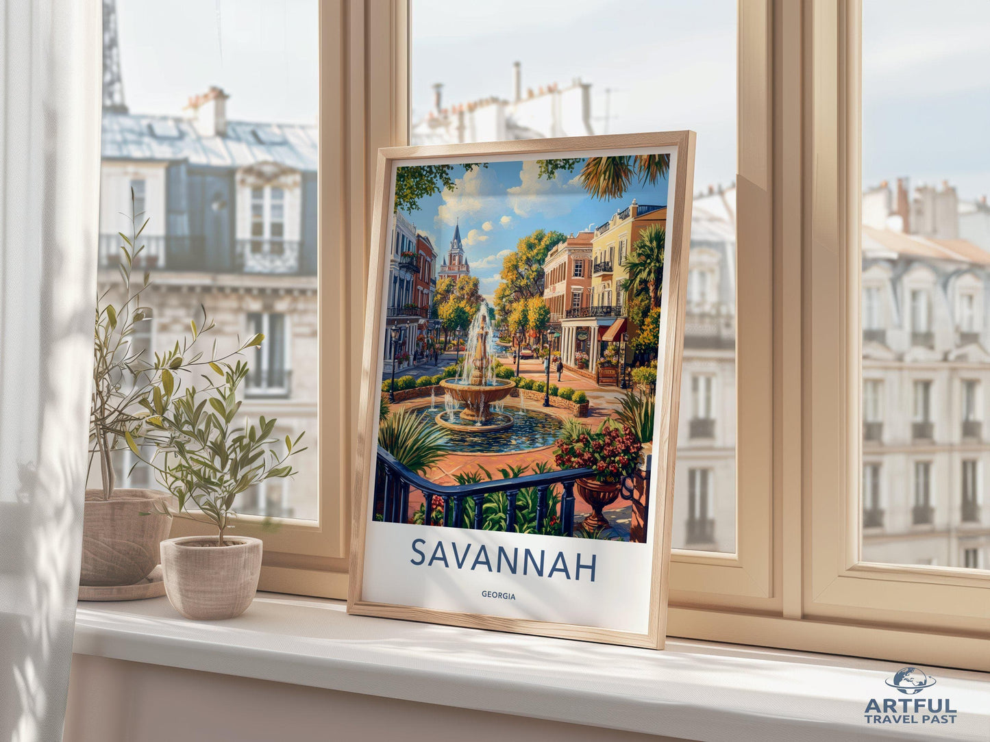 Savannah Poster - Georgia Wall Art