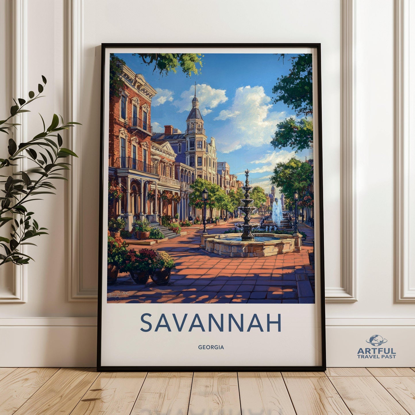 Savannah Poster - Georgia Wall Art