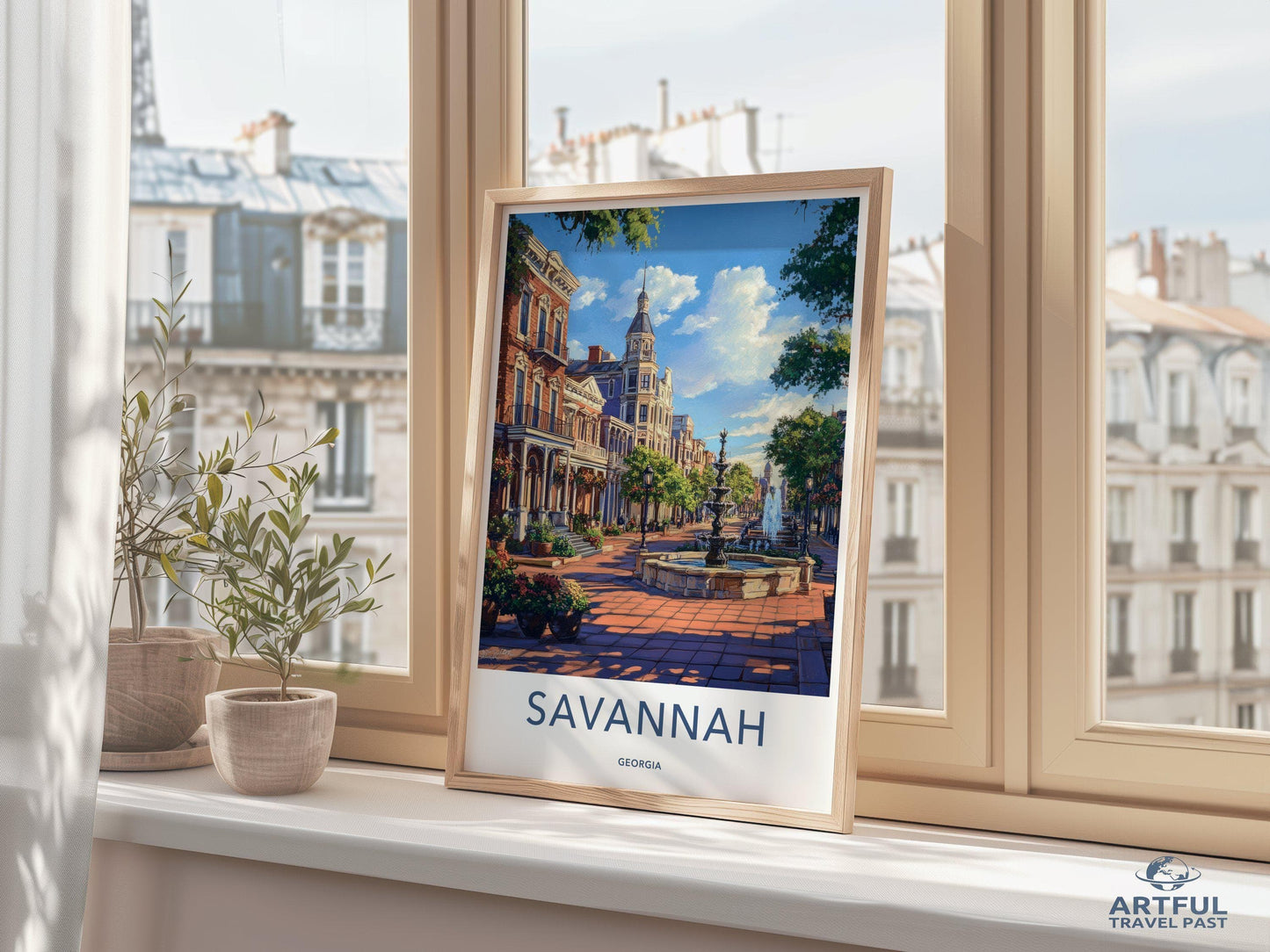 Savannah Poster - Georgia Wall Art