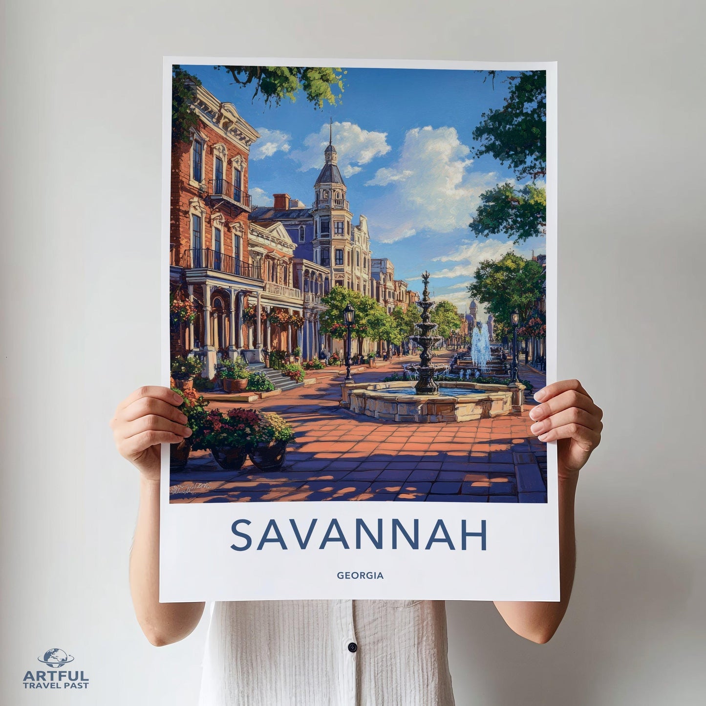 Savannah Poster - Georgia Wall Art