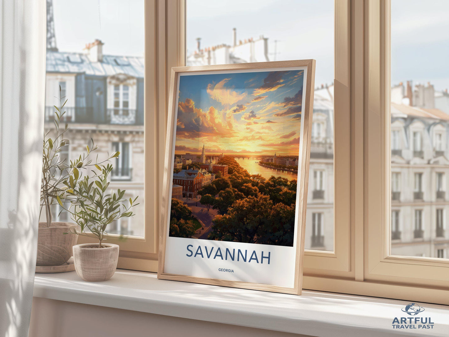 Savannah Poster - Georgia Wall Art