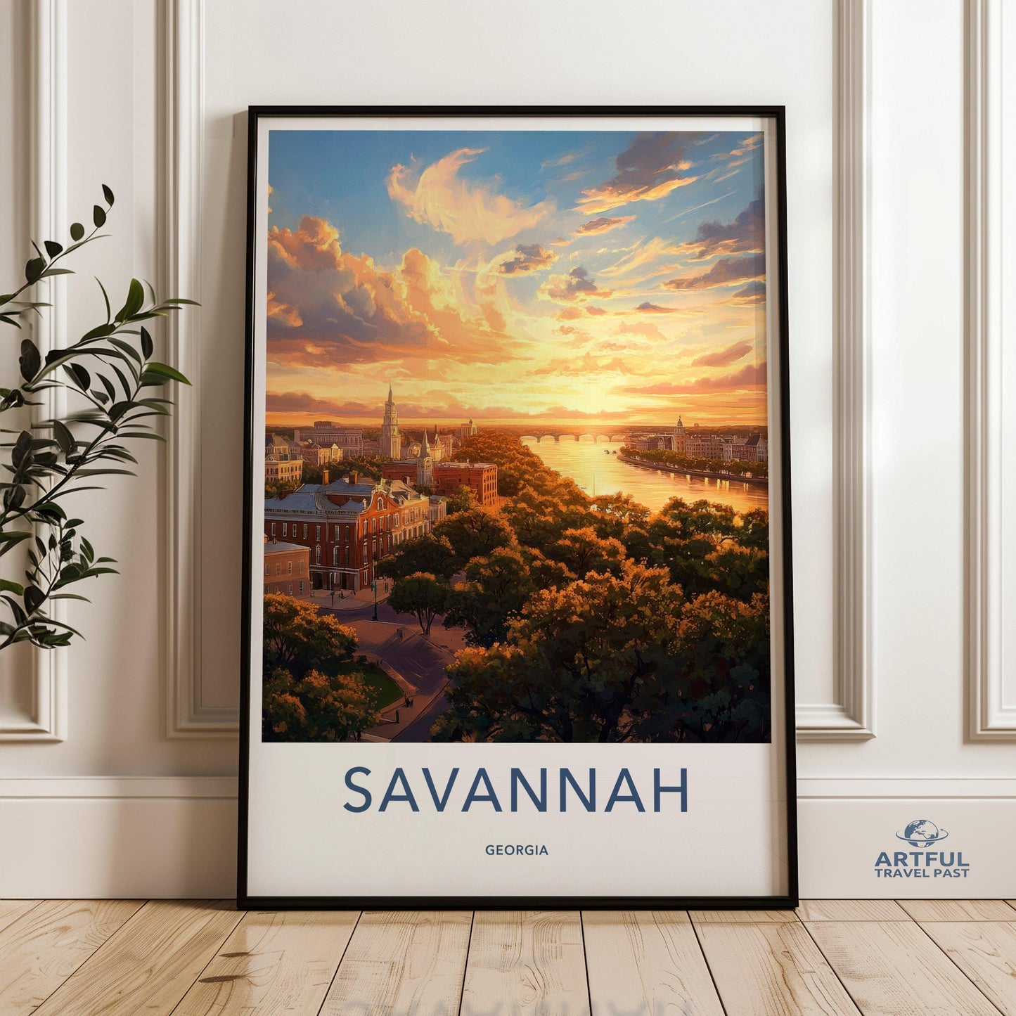 Savannah Poster - Georgia Wall Art
