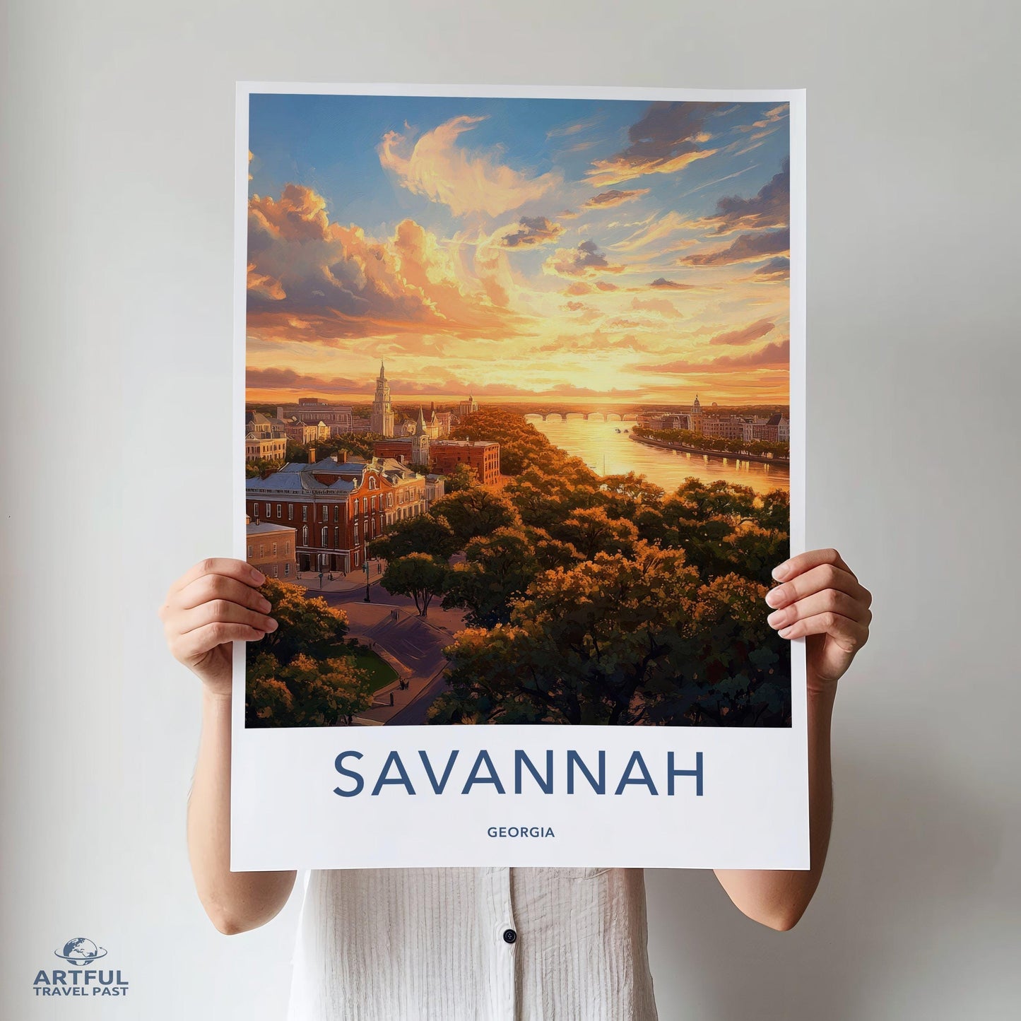 Savannah Poster - Georgia Wall Art