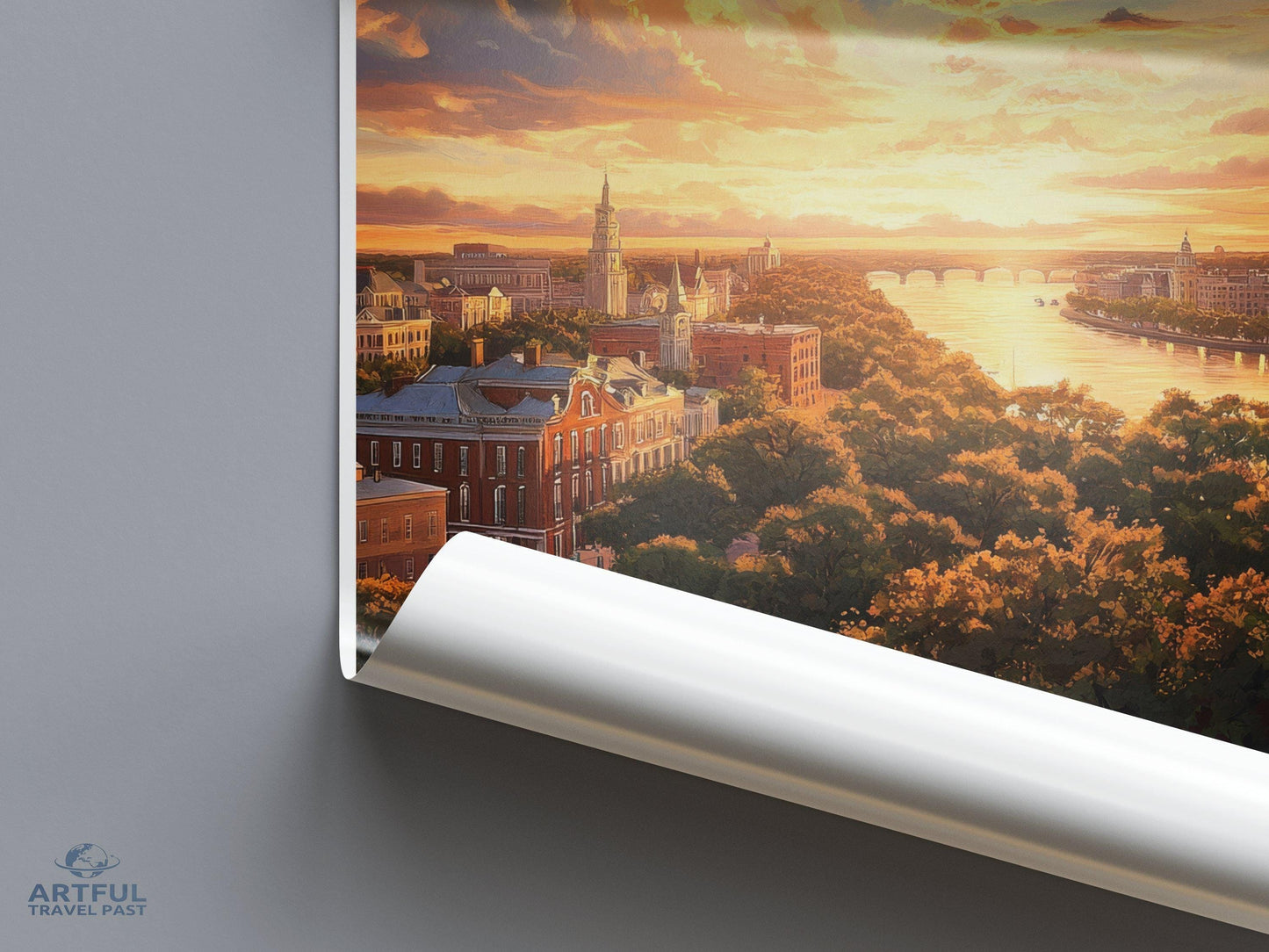 Savannah Poster - Georgia Wall Art