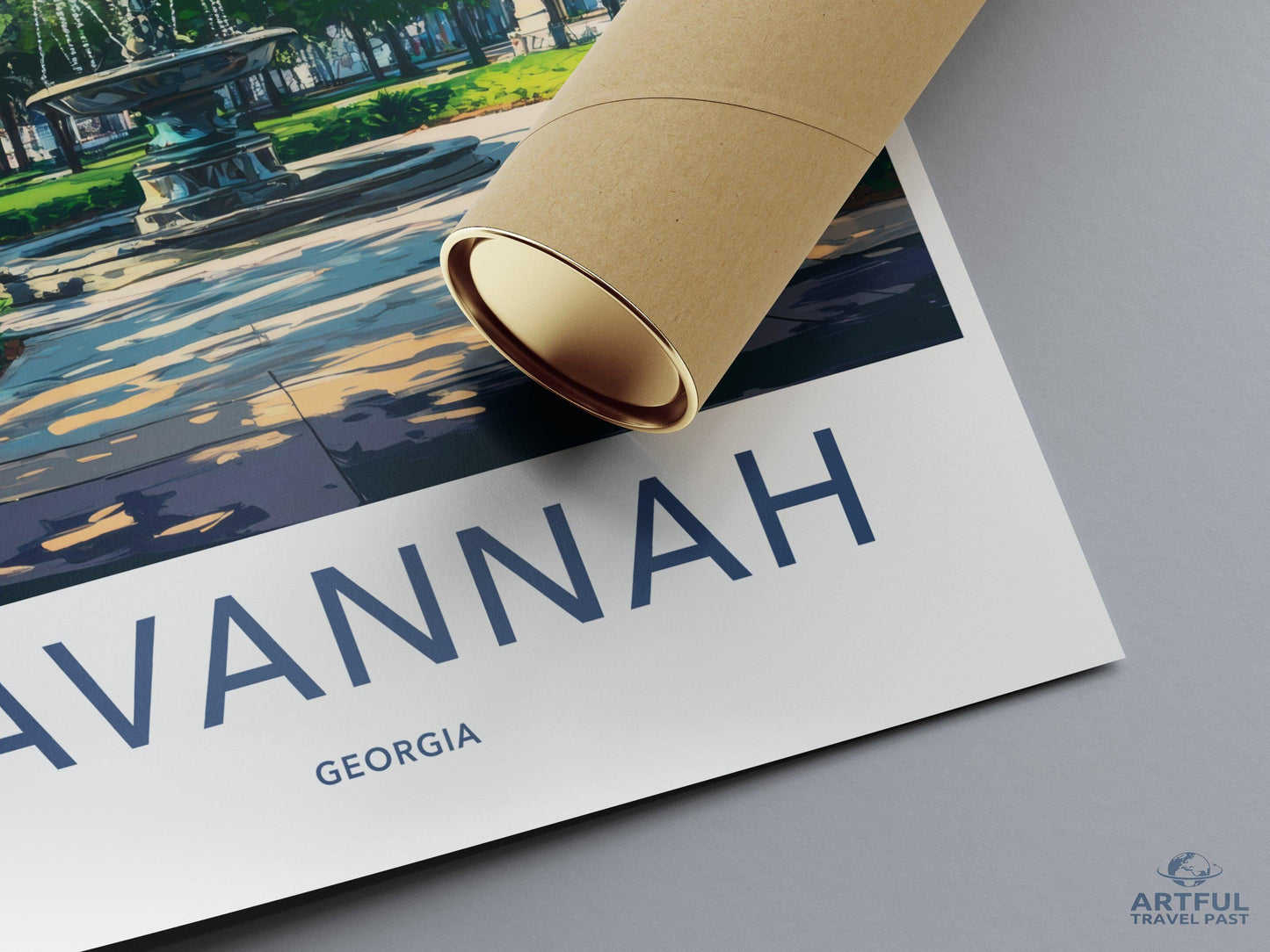 Savannah Poster | Georgia Wall Art | America Decor