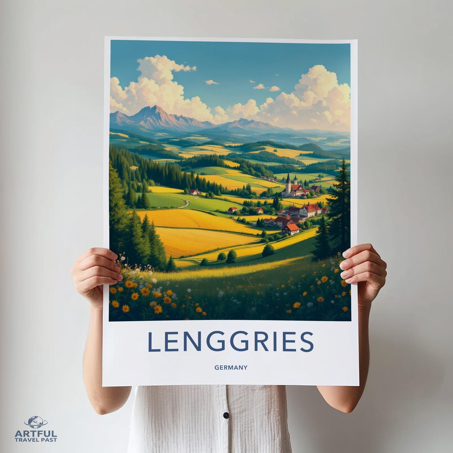 Schleching Poster - Bavaria Wall Art
