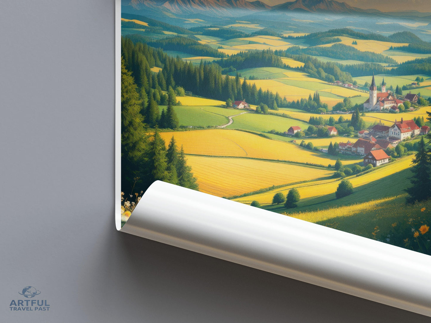 Schleching Poster - Bavaria Wall Art