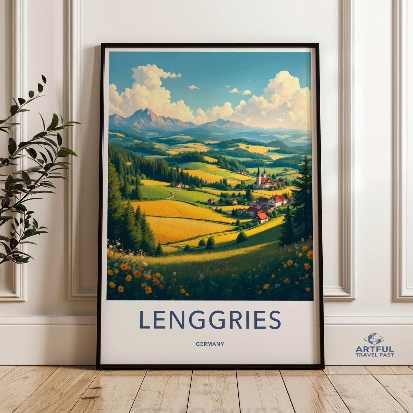 Schleching Poster - Bavaria Wall Art