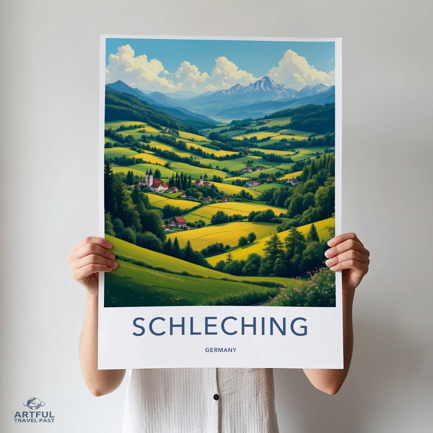 Schleching Poster - Germany Wall Art