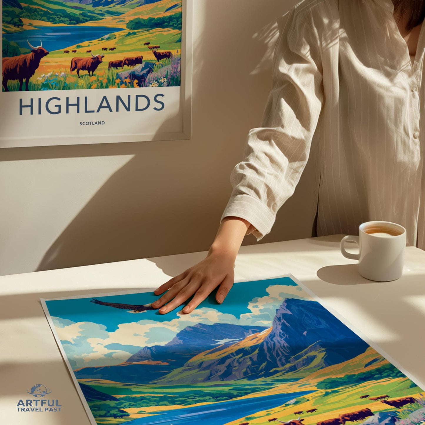 Scottish Highlands Poster | Scotland Wall Art | UK Decor