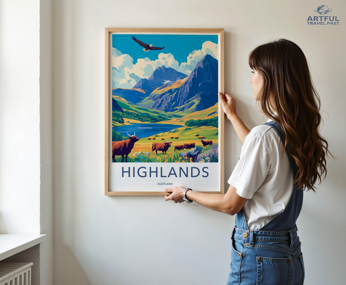 Scottish Highlands Poster | Scotland Wall Art | UK Decor