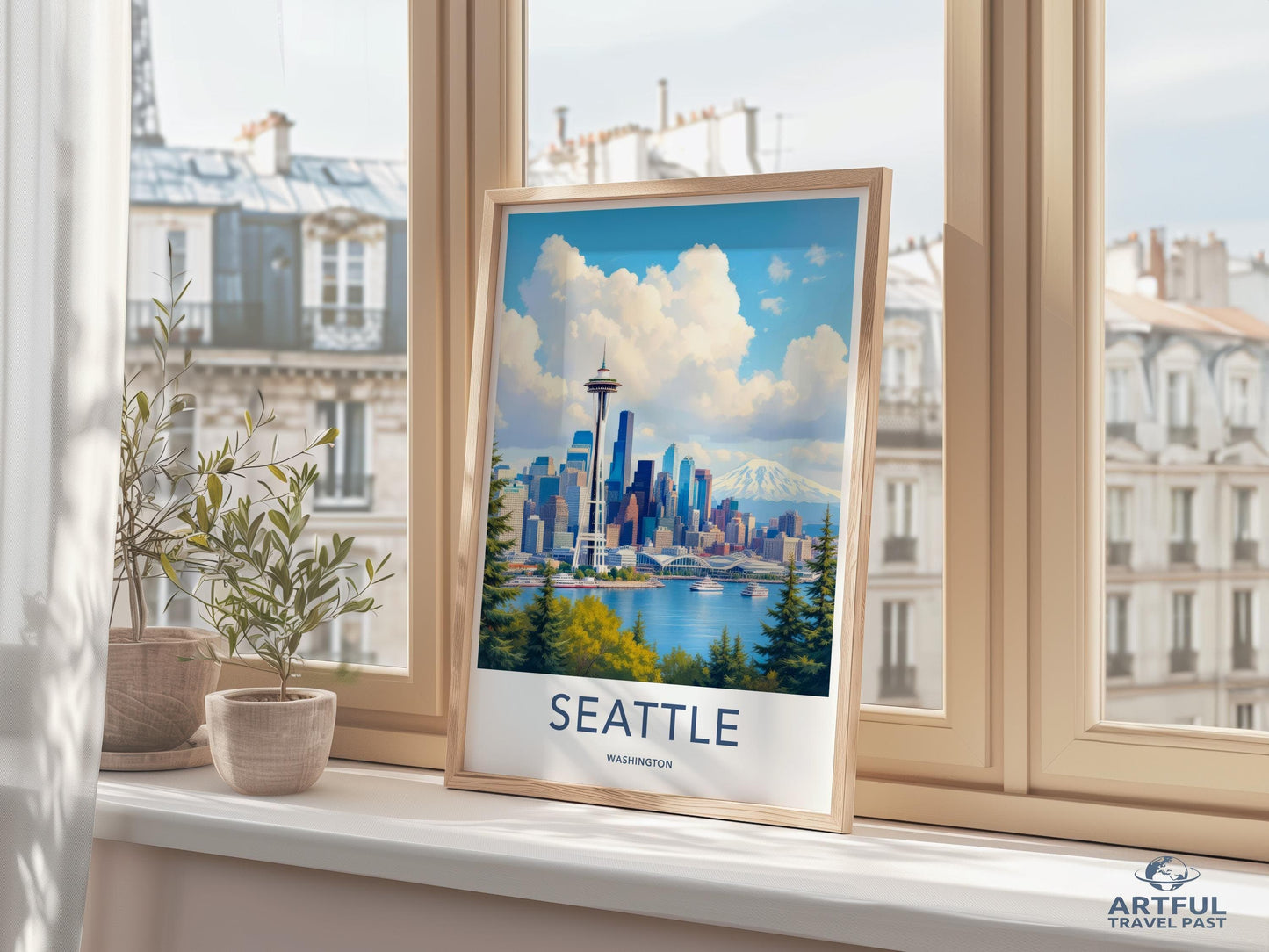 Seattle Poster - Washington Wall Art
