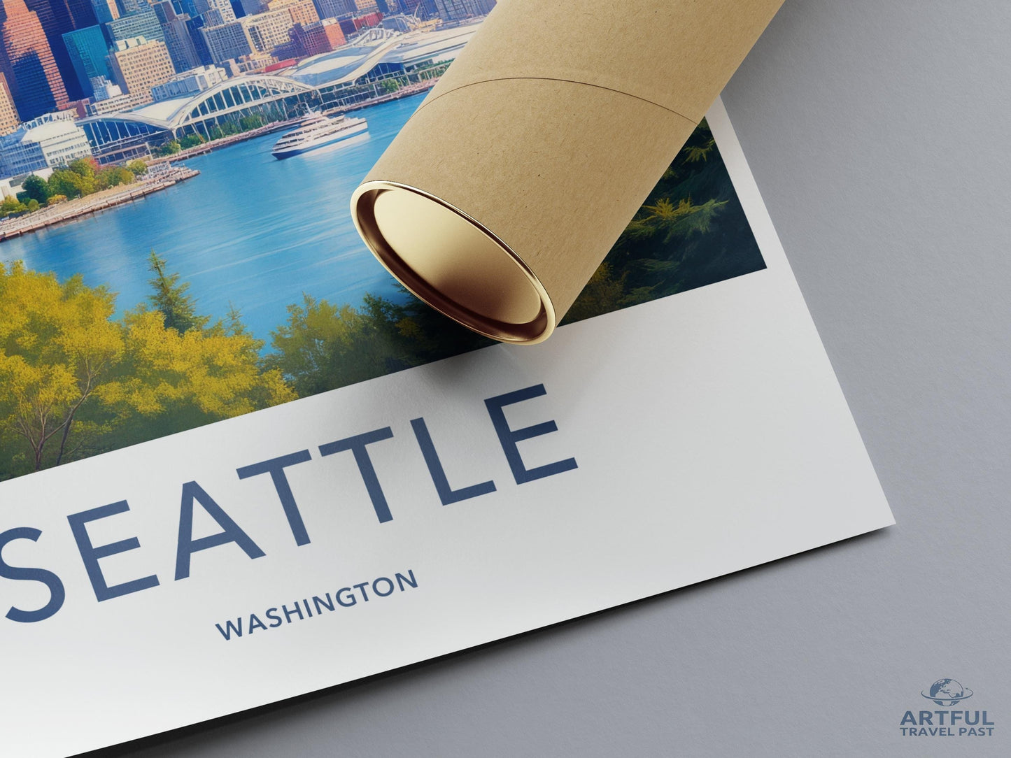 Seattle Poster - Washington Wall Art