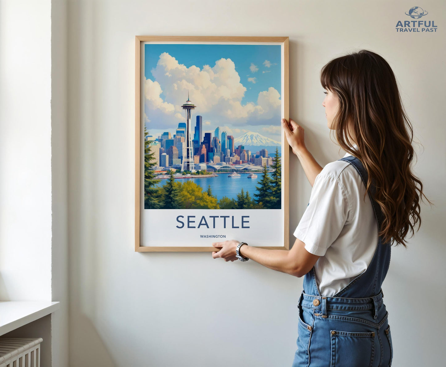Seattle Poster - Washington Wall Art