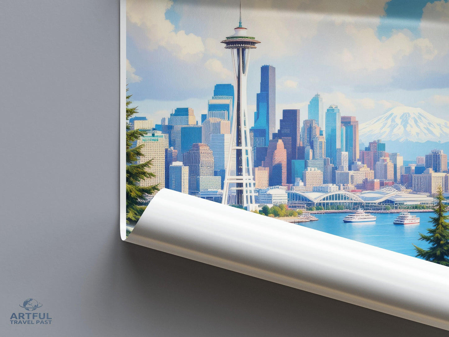 Seattle Poster - Washington Wall Art