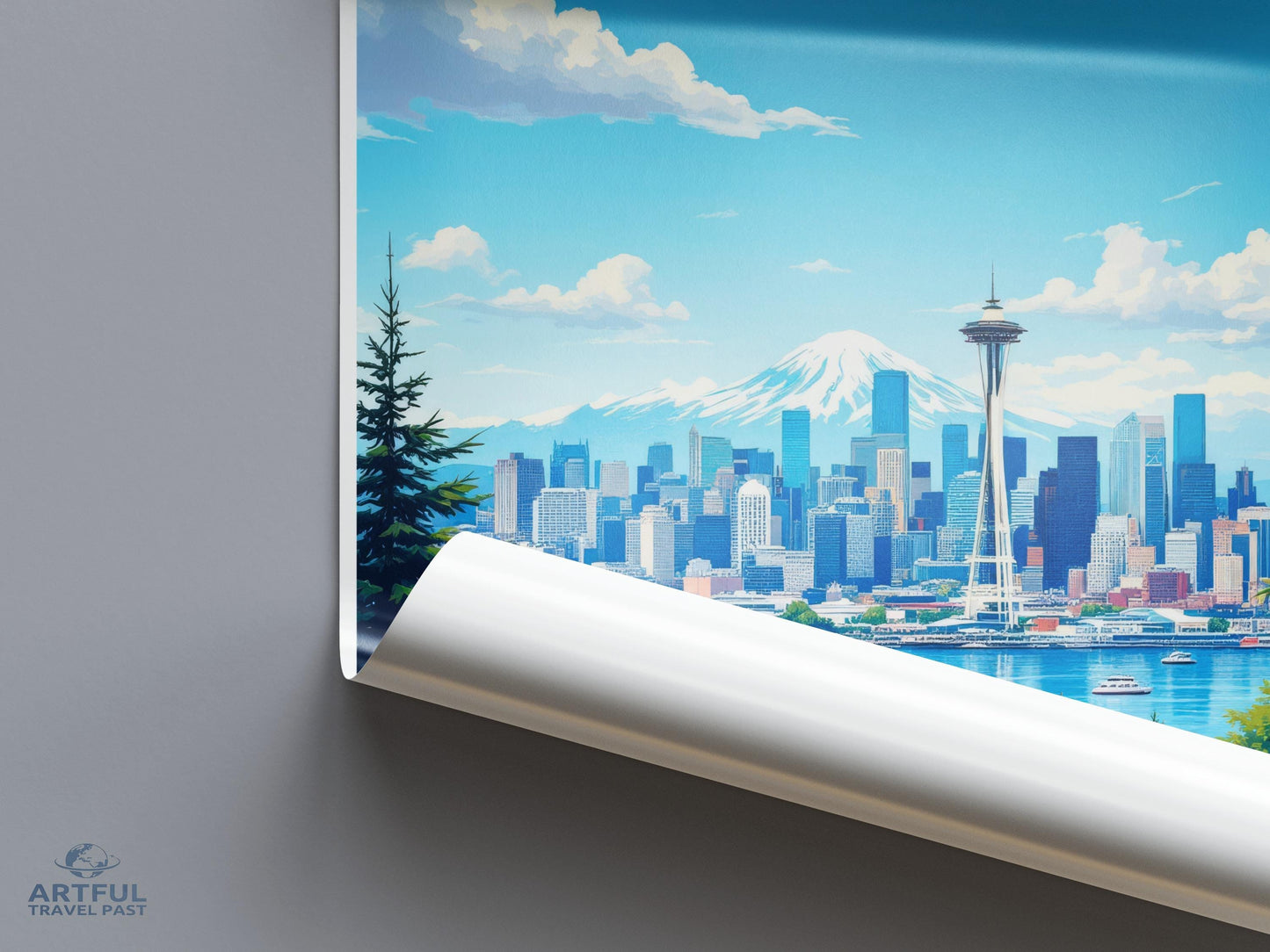 Seattle Poster - Washington Wall Art