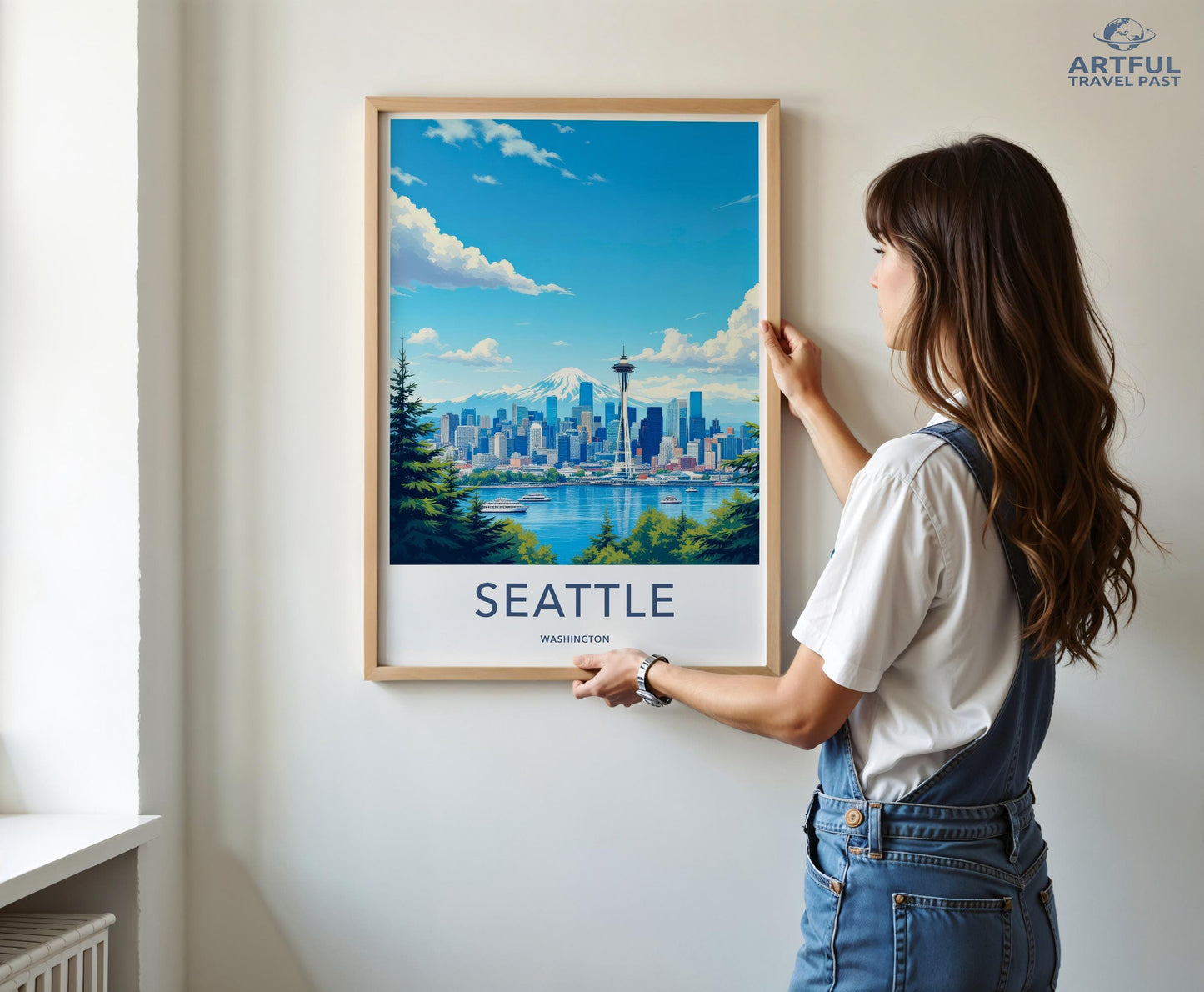 Seattle Poster - Washington Wall Art
