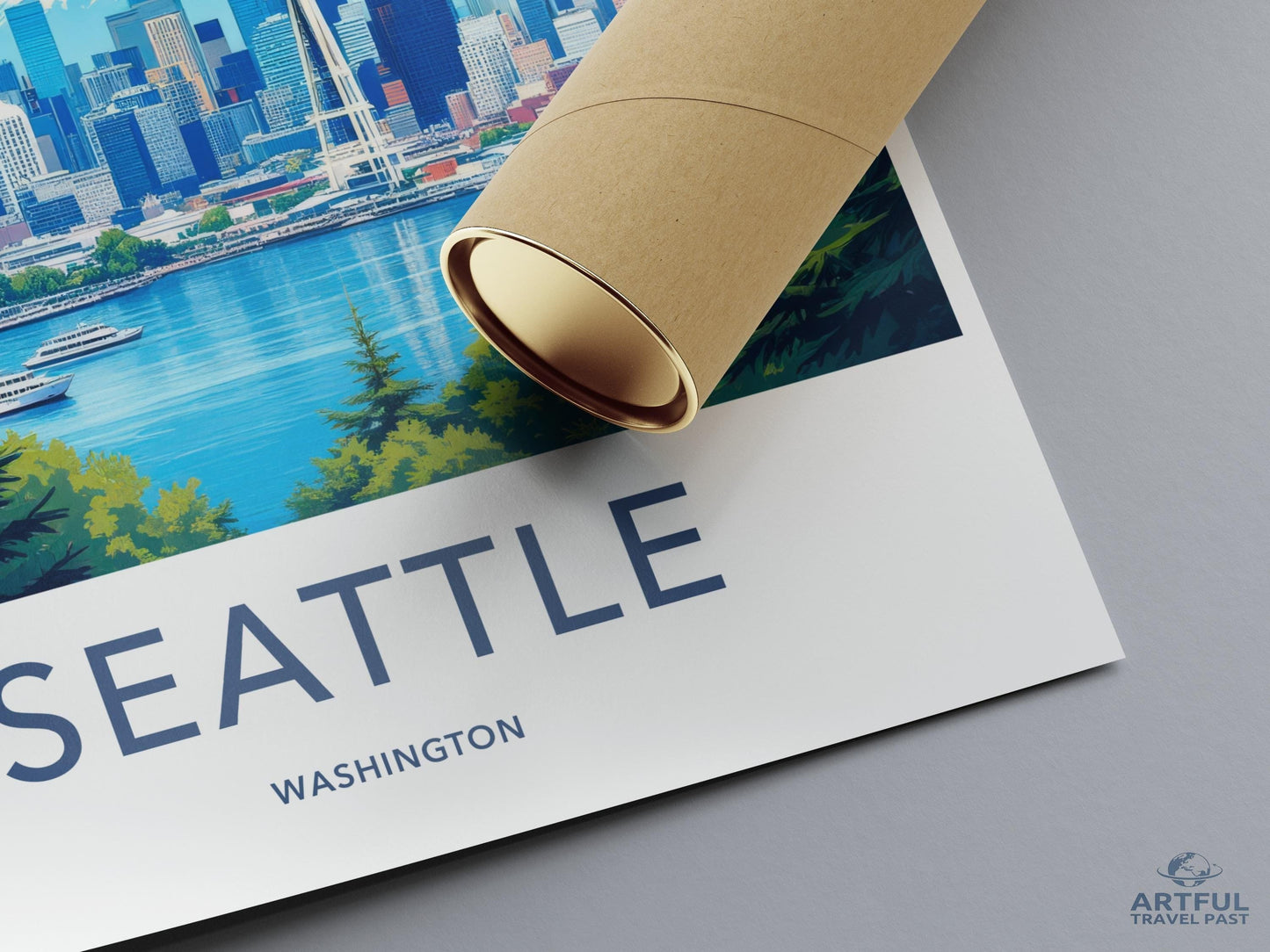 Seattle Poster - Washington Wall Art