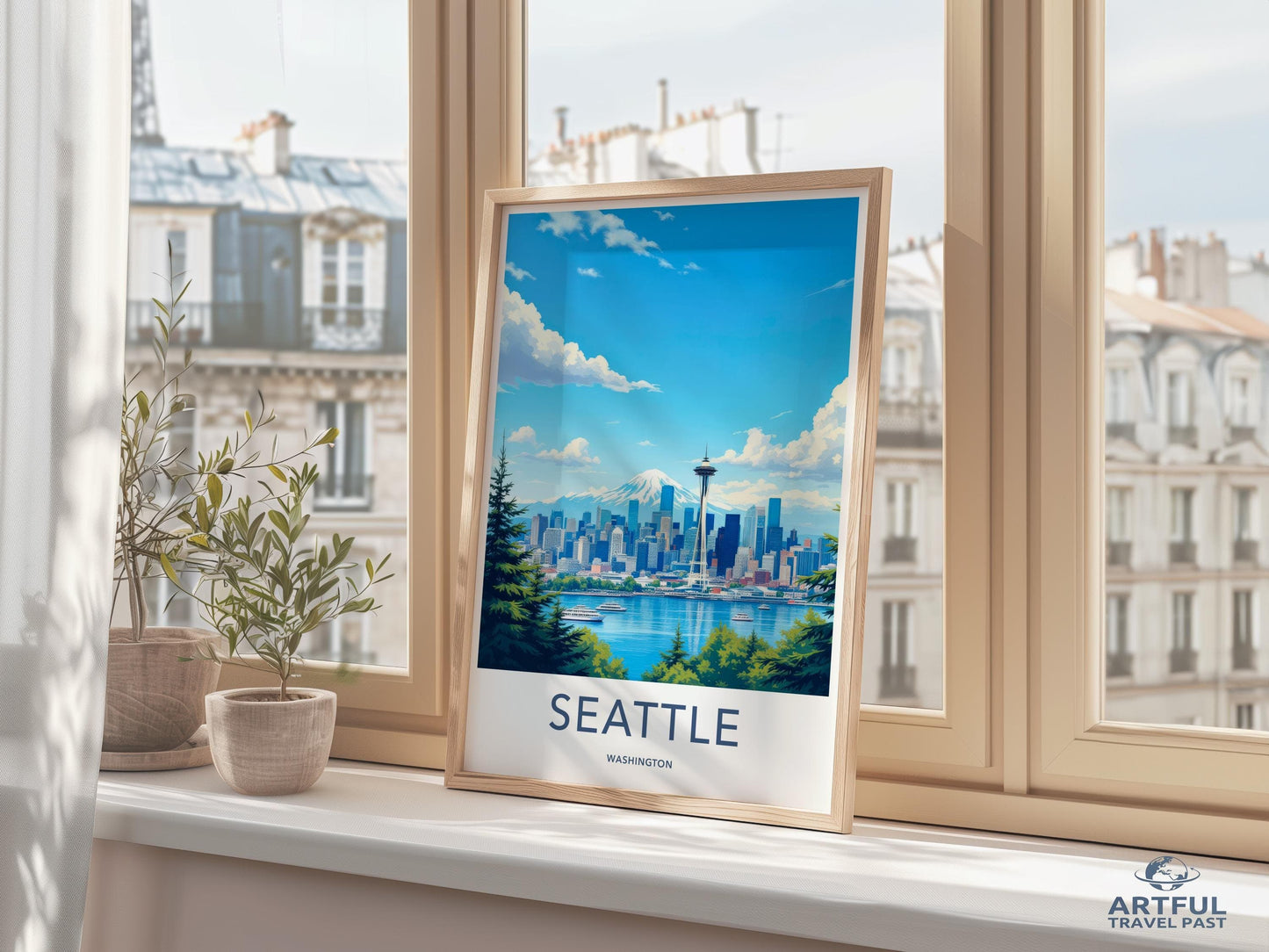 Seattle Poster - Washington Wall Art