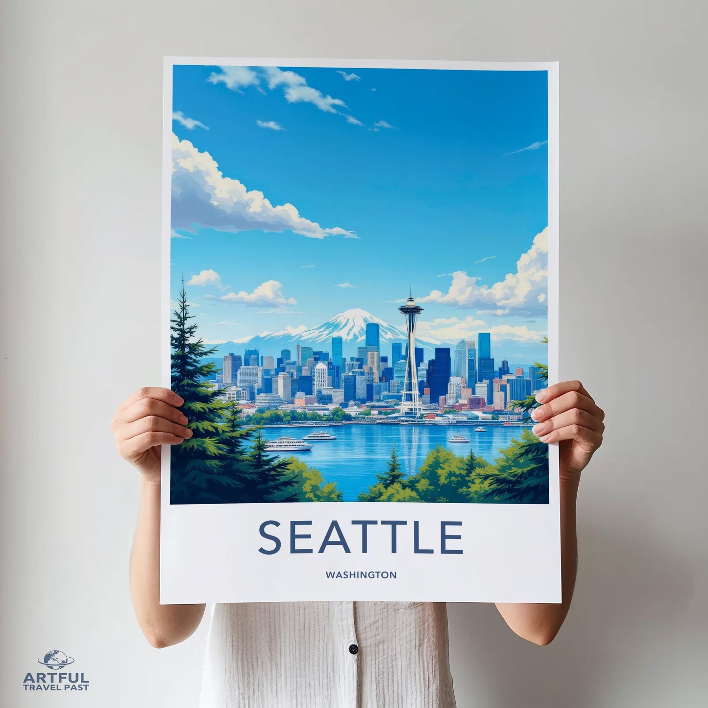 Seattle Poster - Washington Wall Art