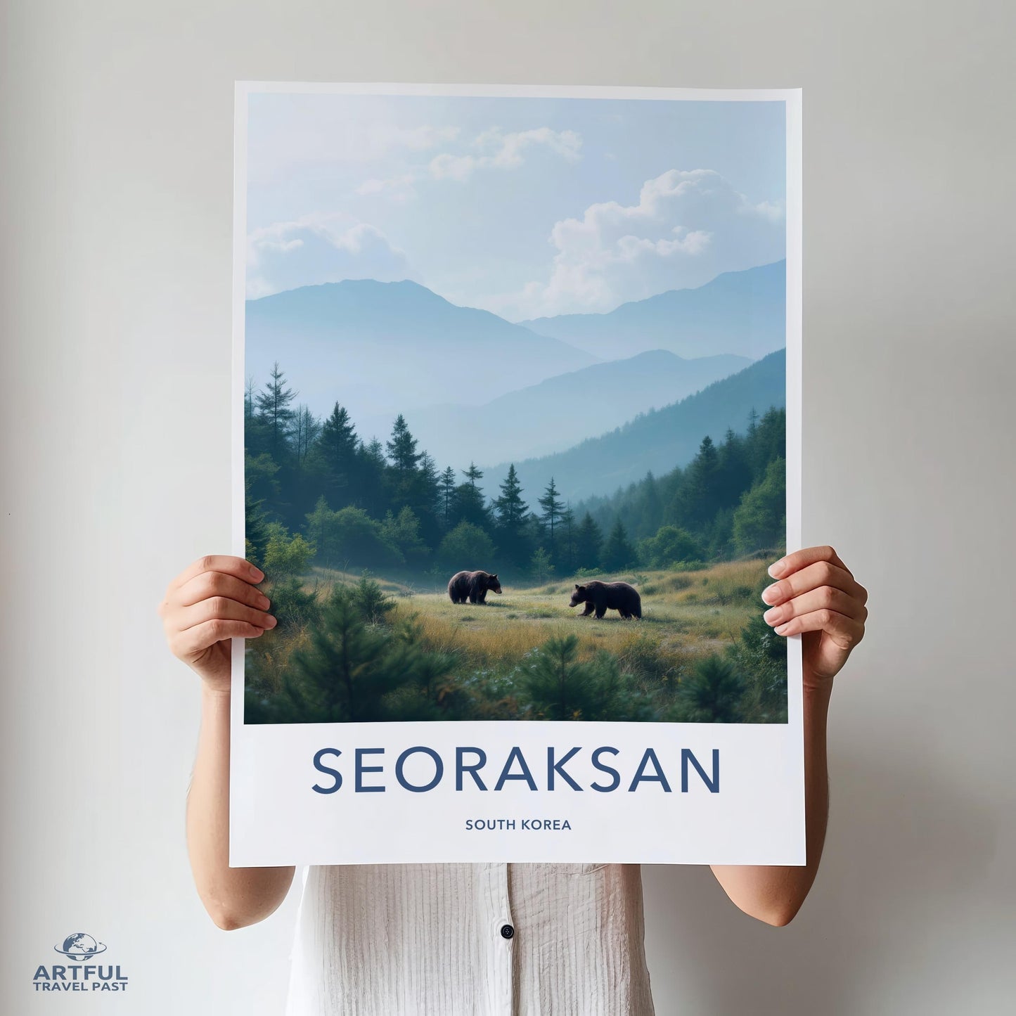 Seoraksan Poster - South Korea Wall Art