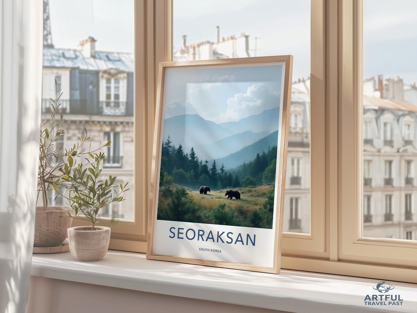 Seoraksan Poster - South Korea Wall Art