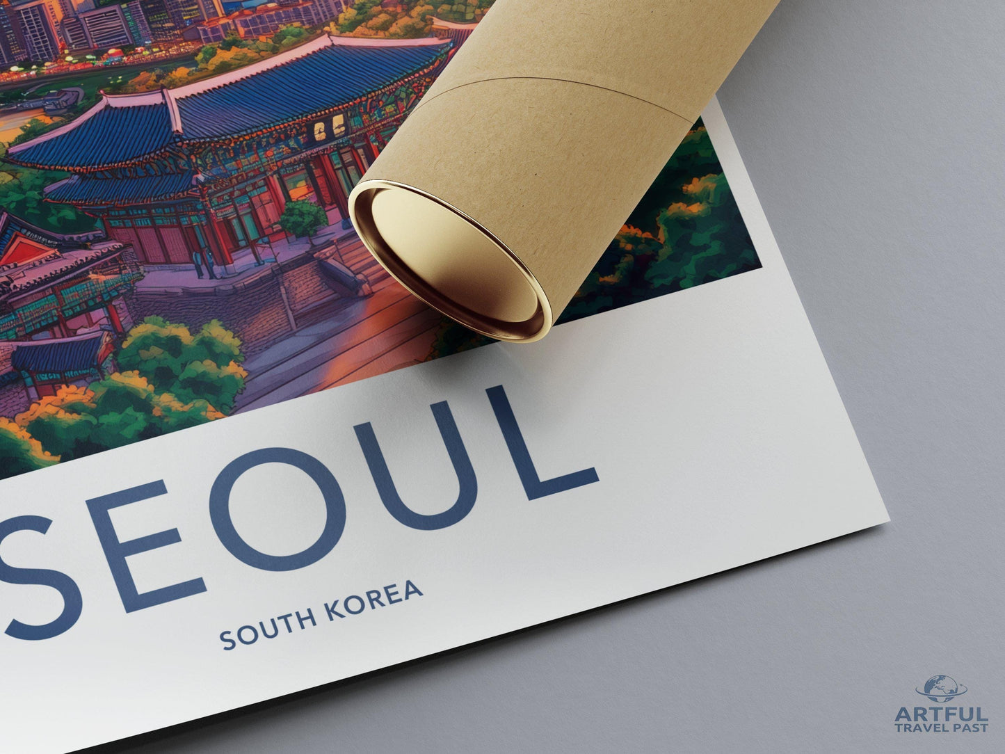 Seoul Poster - South Korea Wall Art